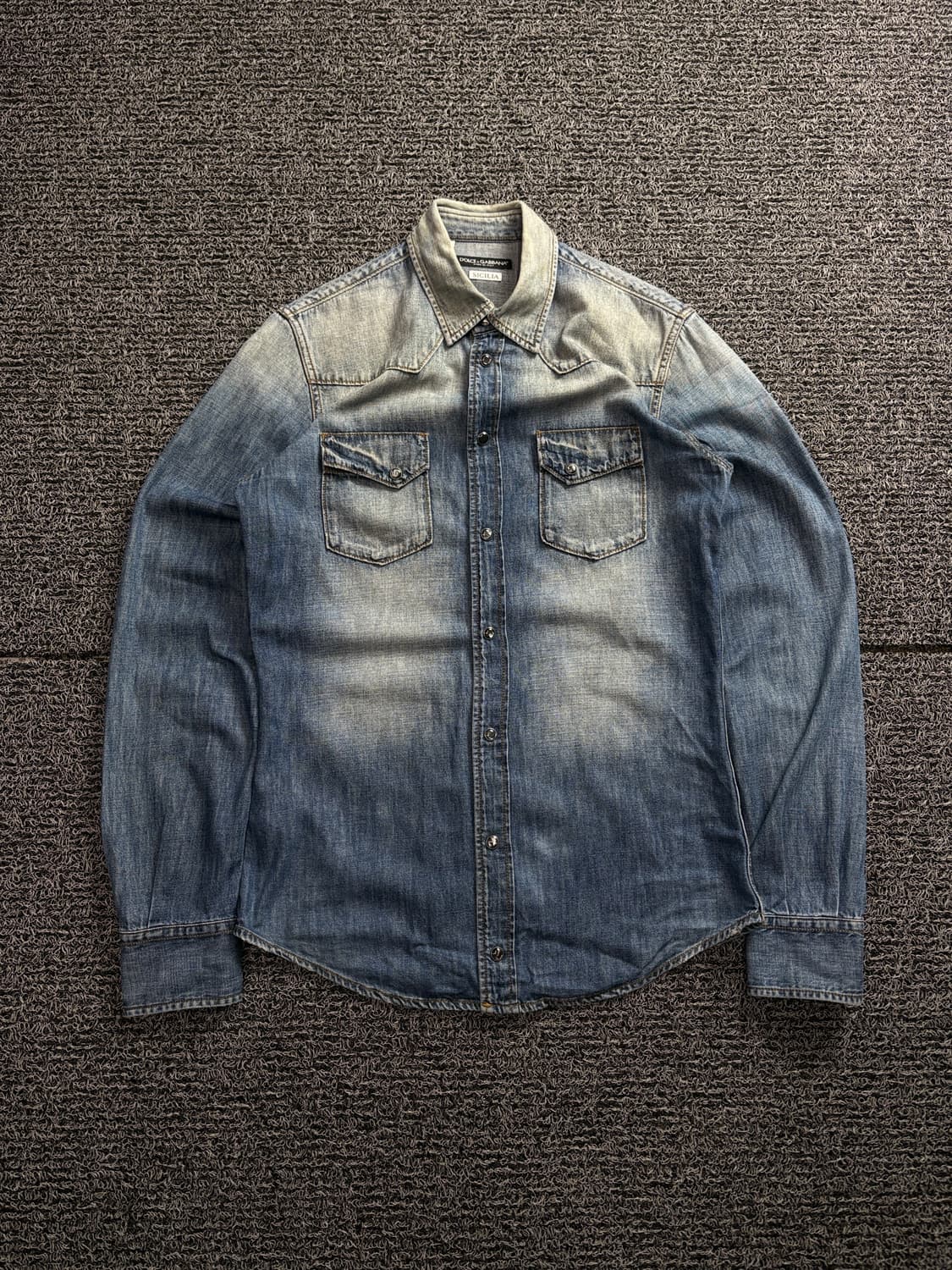 00s 돌체엔가바나 아카이브 웨스턴 데님 셔츠 1701 상품이미지2