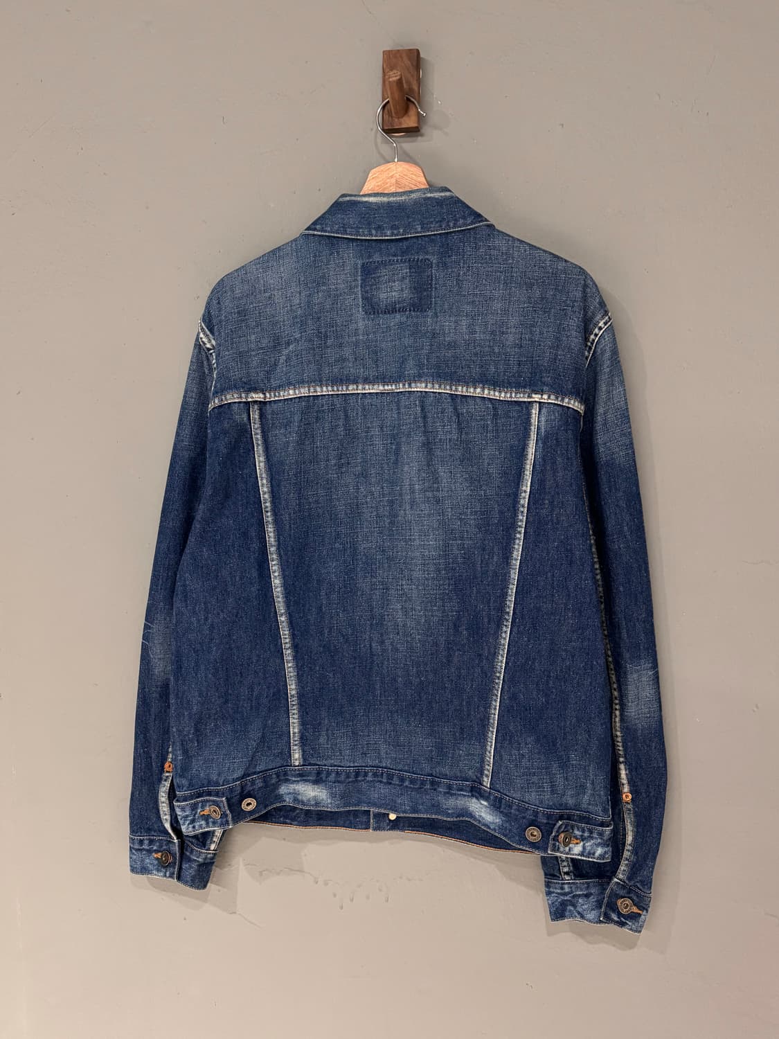 게스 USA 워시드 데님 트러커자켓  상품이미지5