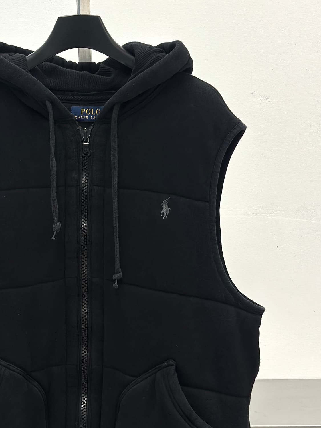 폴로 랄프로렌 블랙 코튼 패딩 베스트  상품이미지2