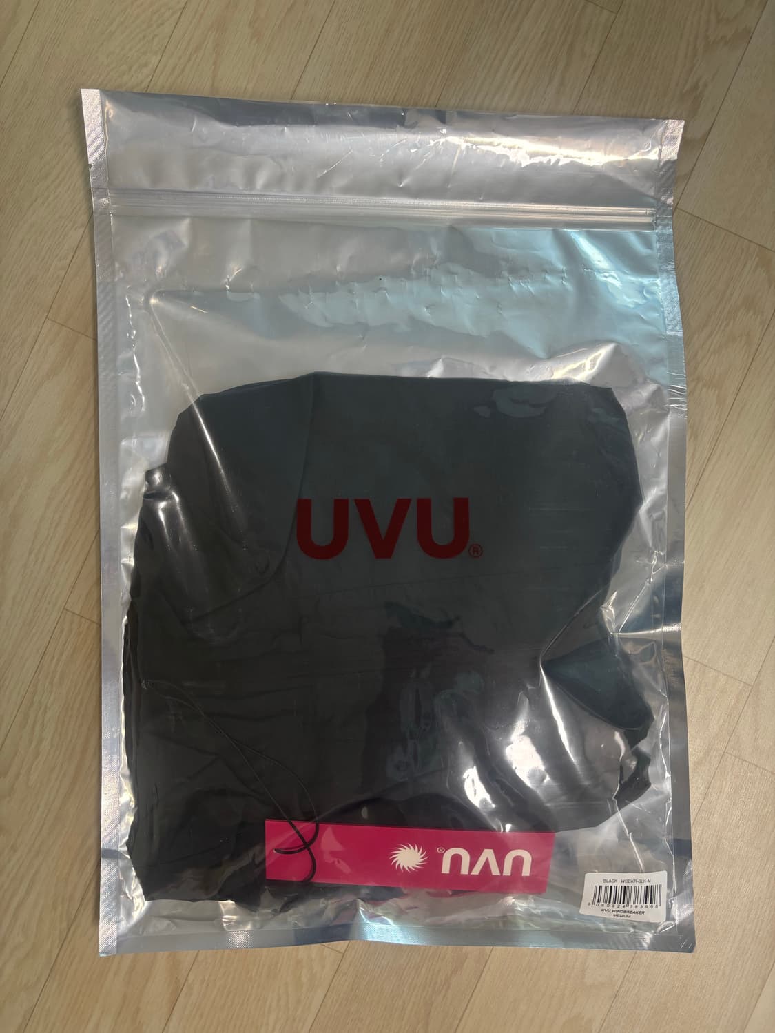 [M] UVU 울트라라이트 윈드브레이커 블랙 상품이미지2