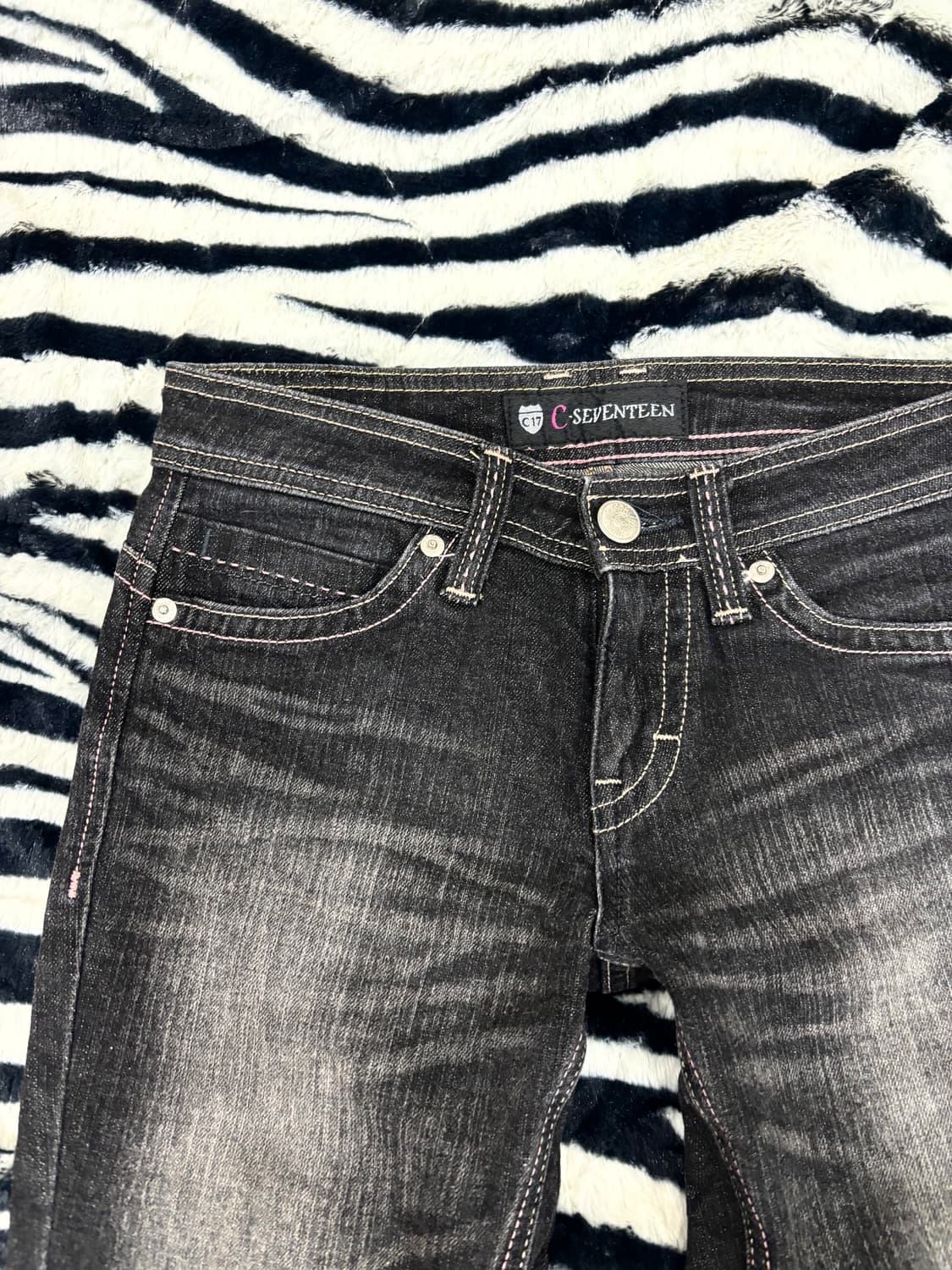 [G-Seventeen]Y2K Black Boots-Cut Washed  상품이미지7