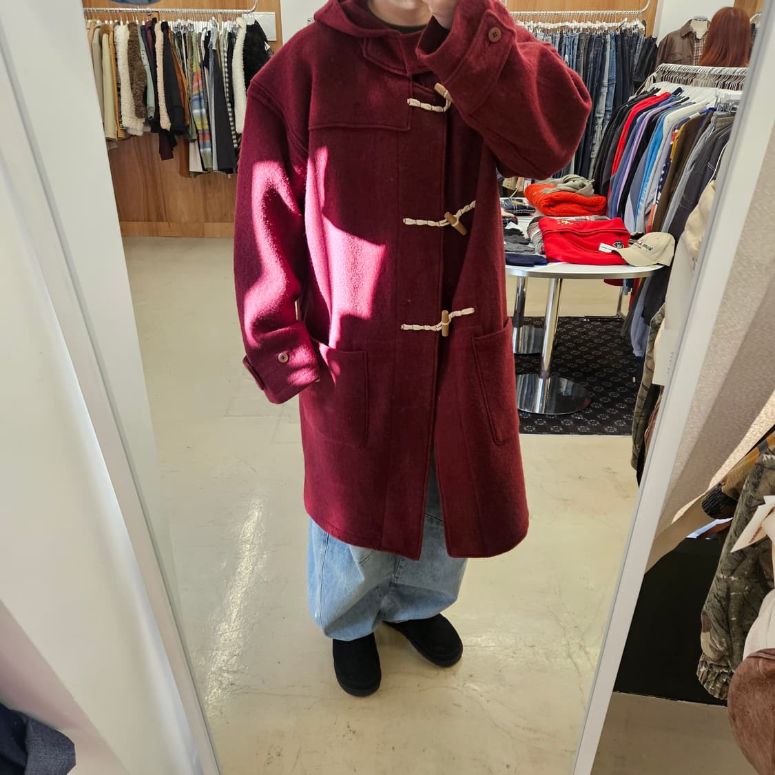 KARL HELMUT 울 더플코트 떡볶이코트 3XL 상품이미지9