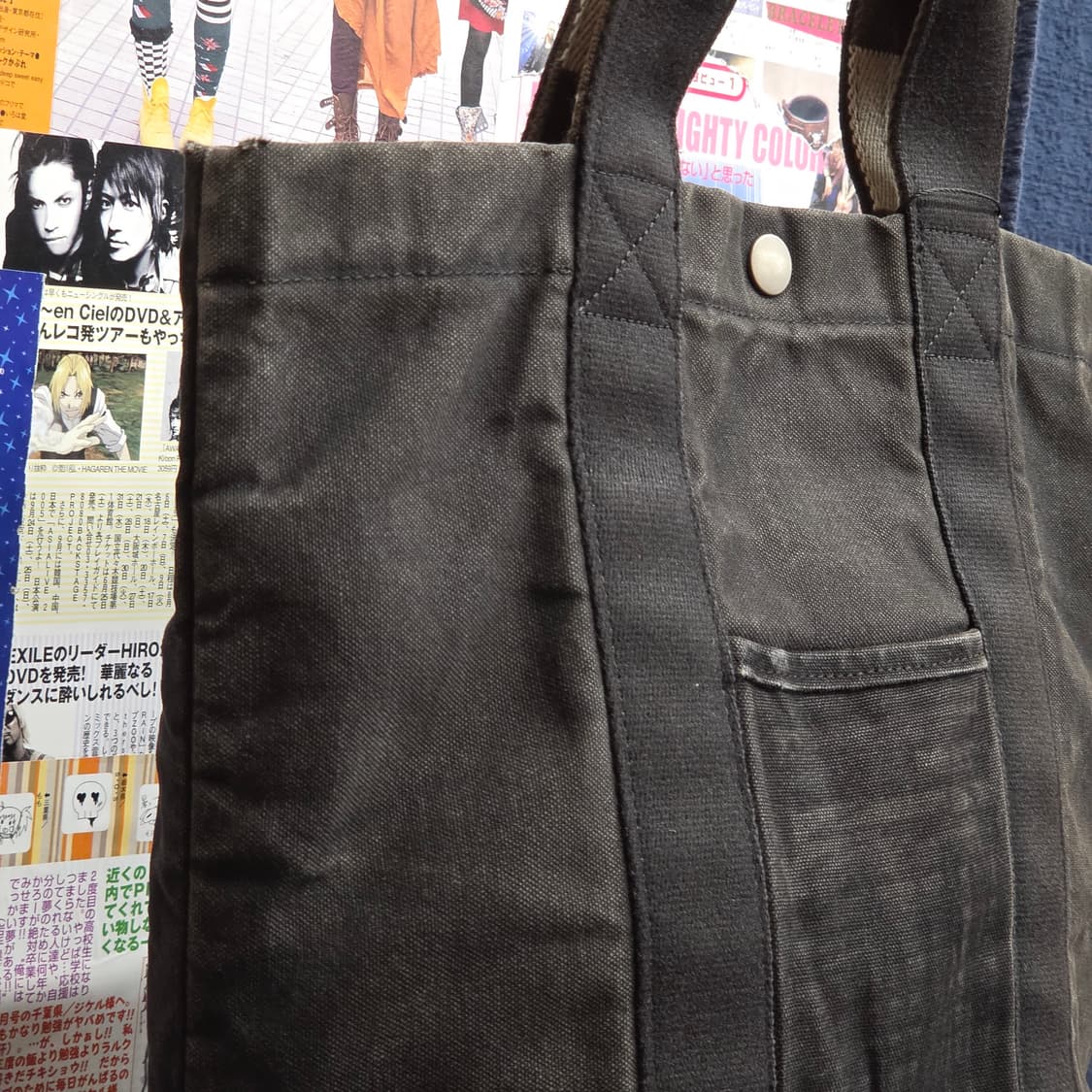 요시다 포터 캔버스 블랙 미니 토트백 상품이미지3