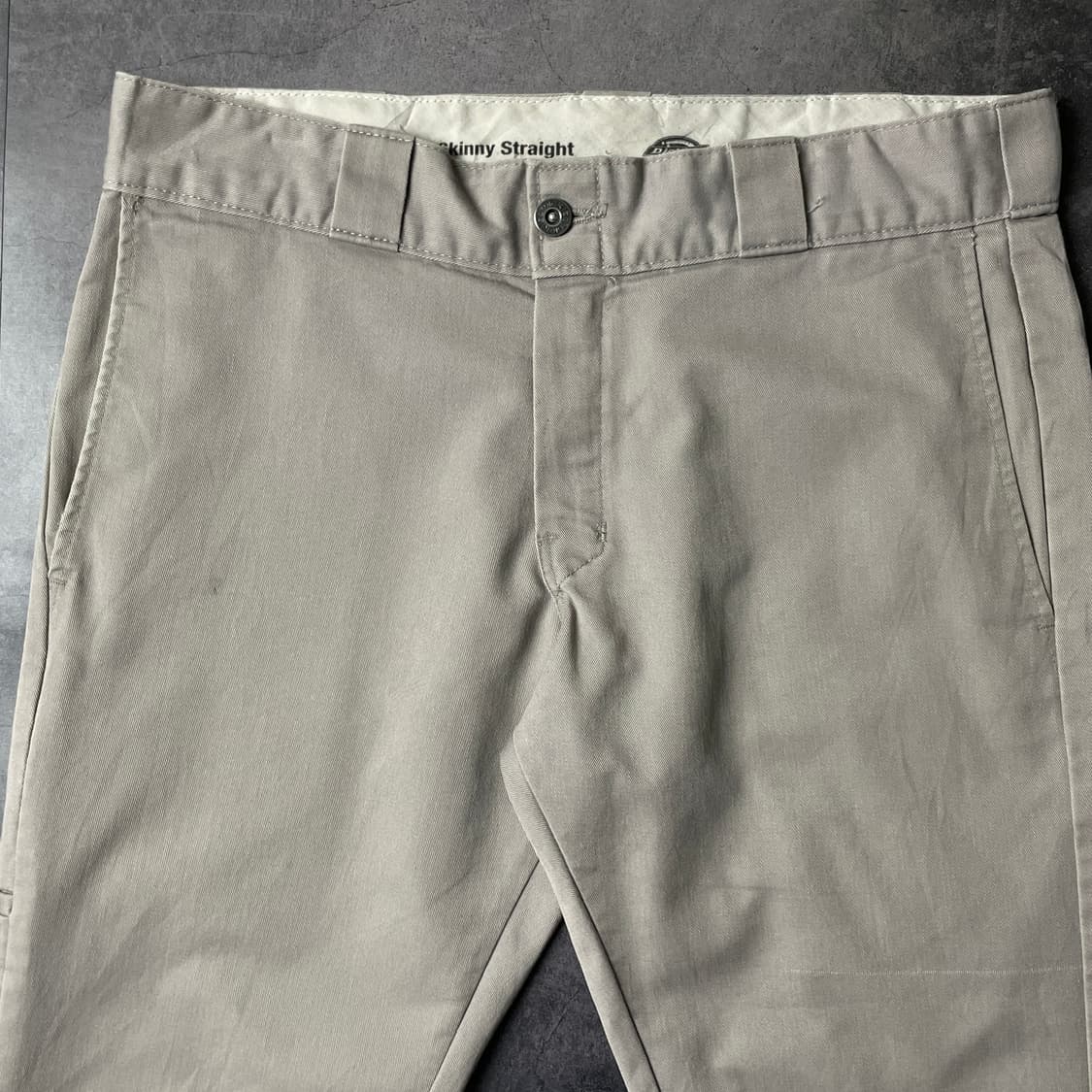 DICKIES 디키즈 라이트그레이 더블니 워크 팬츠 A00875 상품이미지2