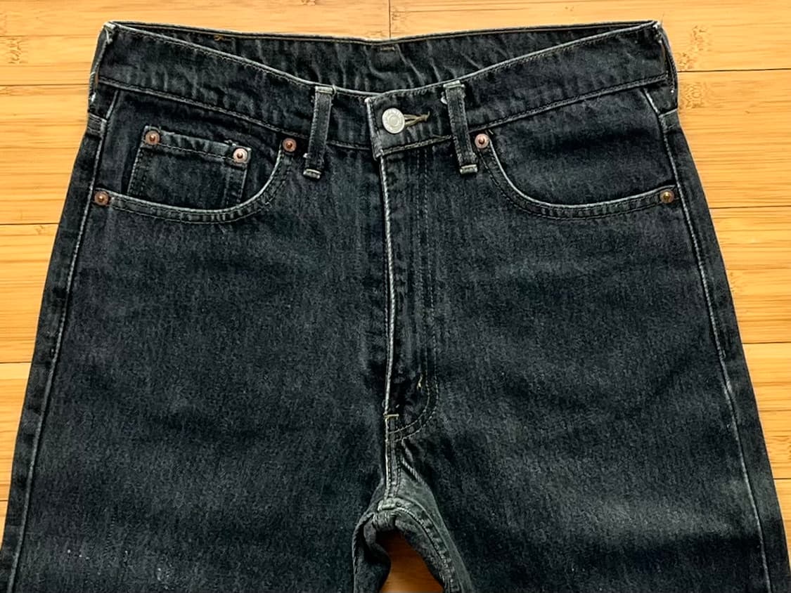 리바이스 레더탭 블랙진 데님팬츠 SIZE 31 상품이미지3