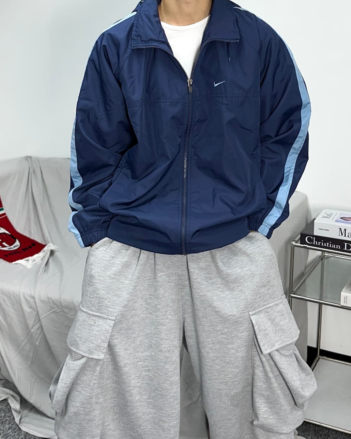 나이키 00s 스카이블루 바람막이 M 상품이미지1