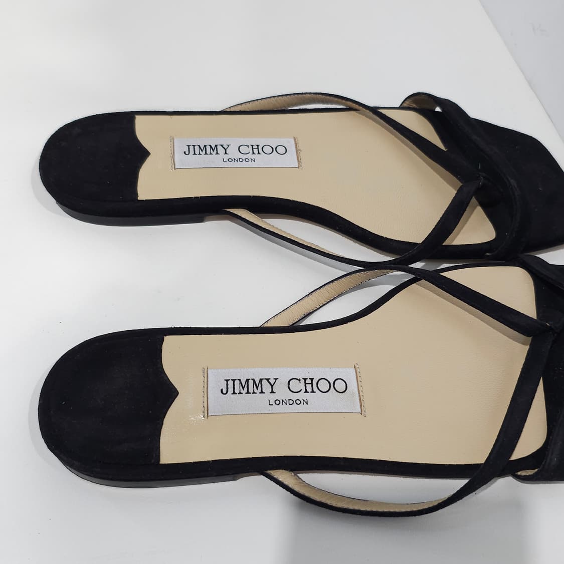 지미추 JIMMY CHOO 스웨이드 샌들 슬리퍼 상품이미지3