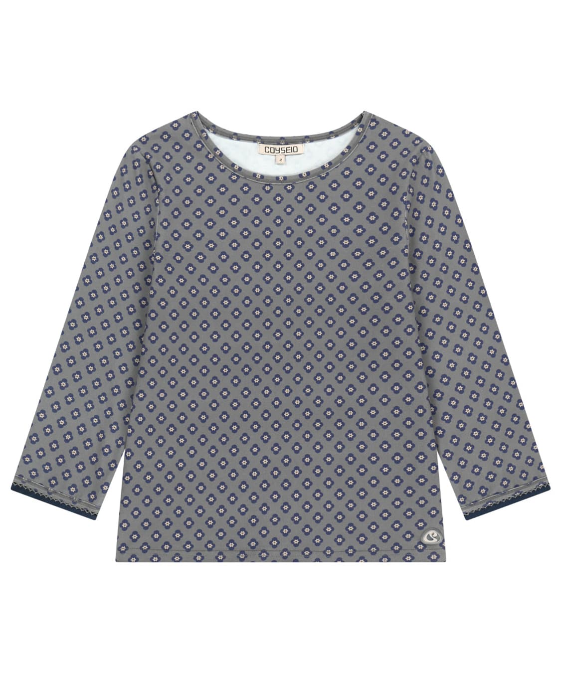 플라워 카프리 슬리브 그레이 1사이즈 상품이미지1