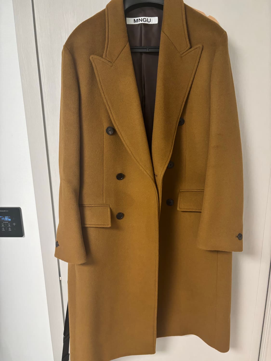 mngu 더블 코트 카멜 L 상품이미지1