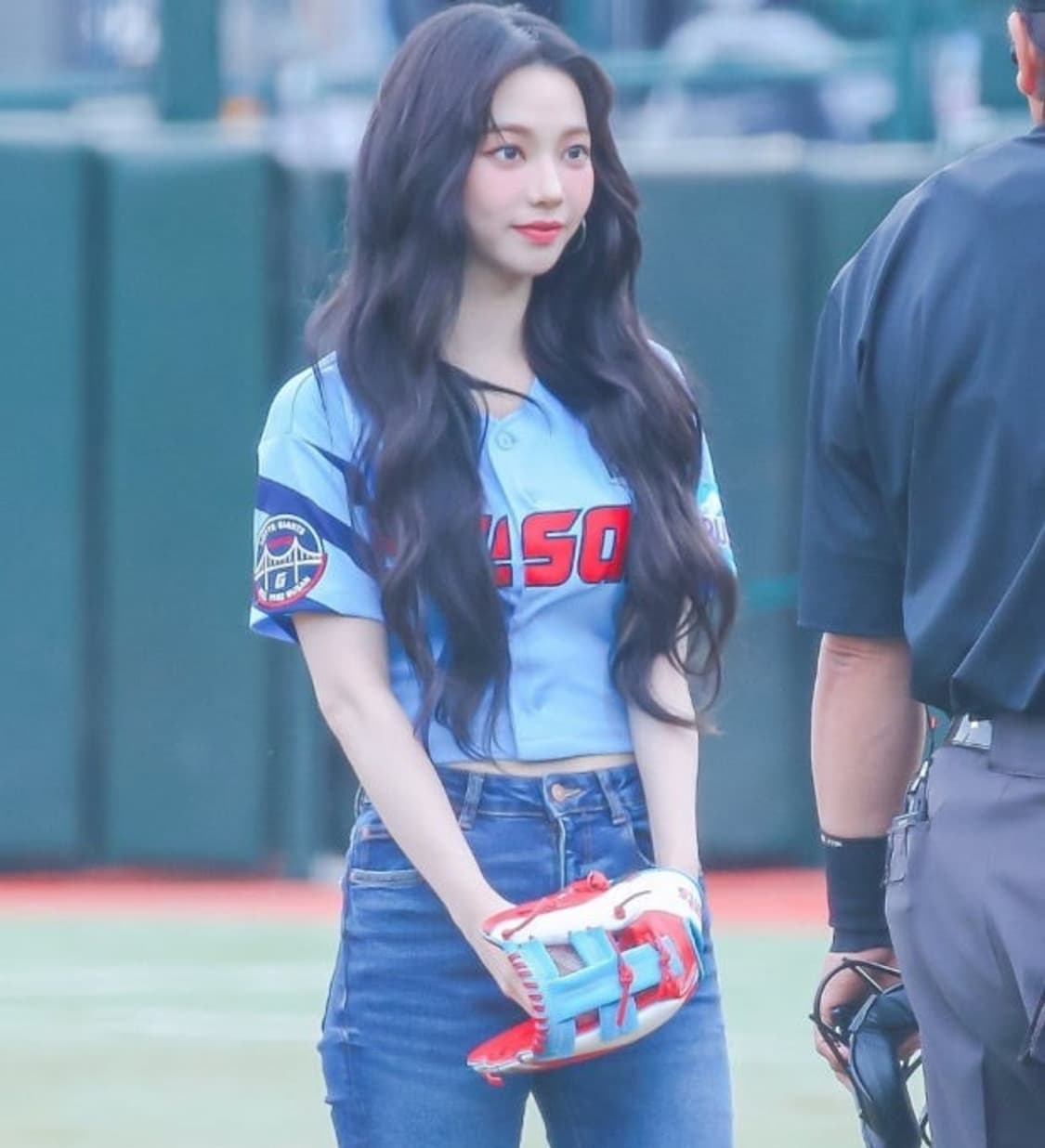 롯데자이언츠 카리나 크러시 바다유니폼 XL 상품이미지1