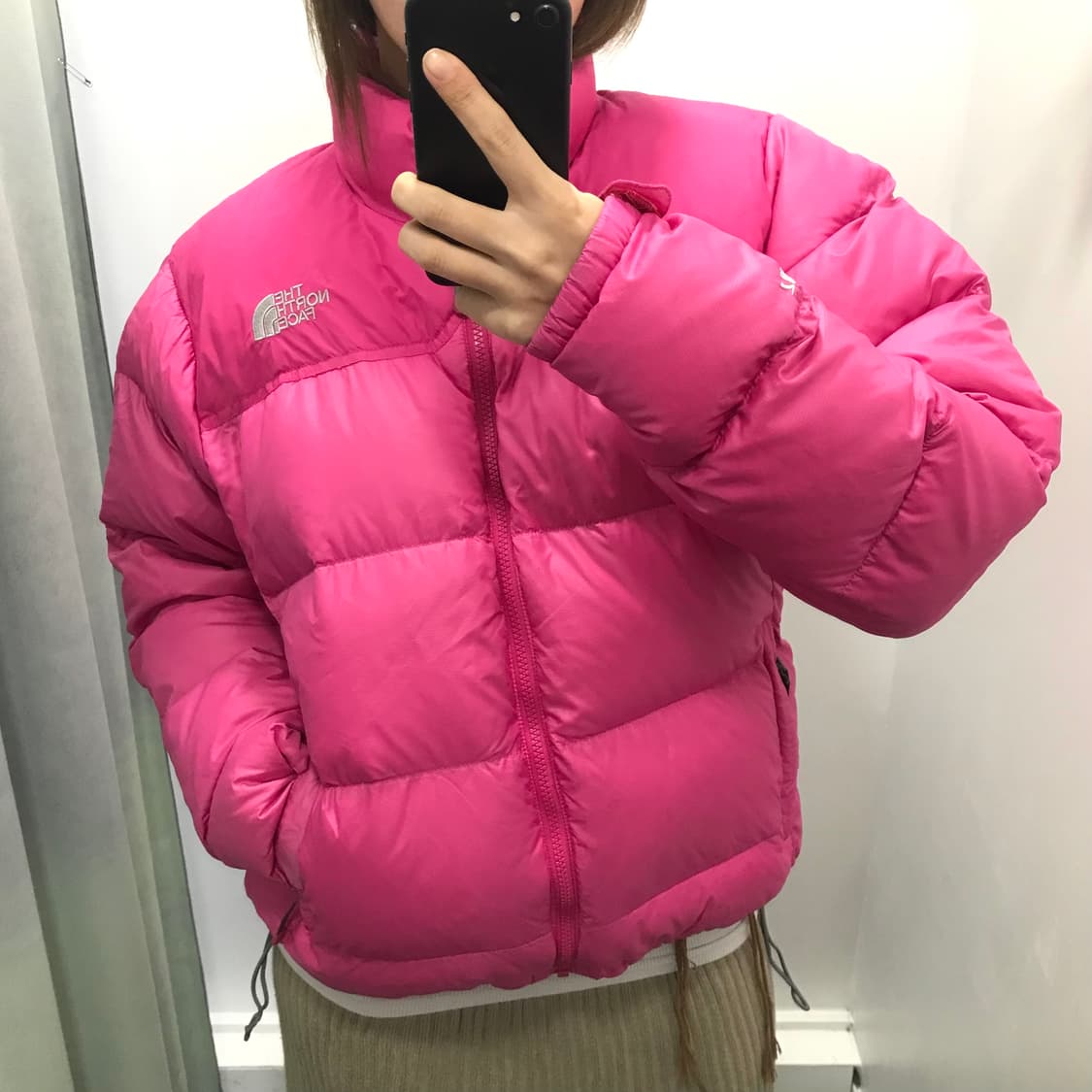 노스페이스 핑크 패딩 상품이미지2