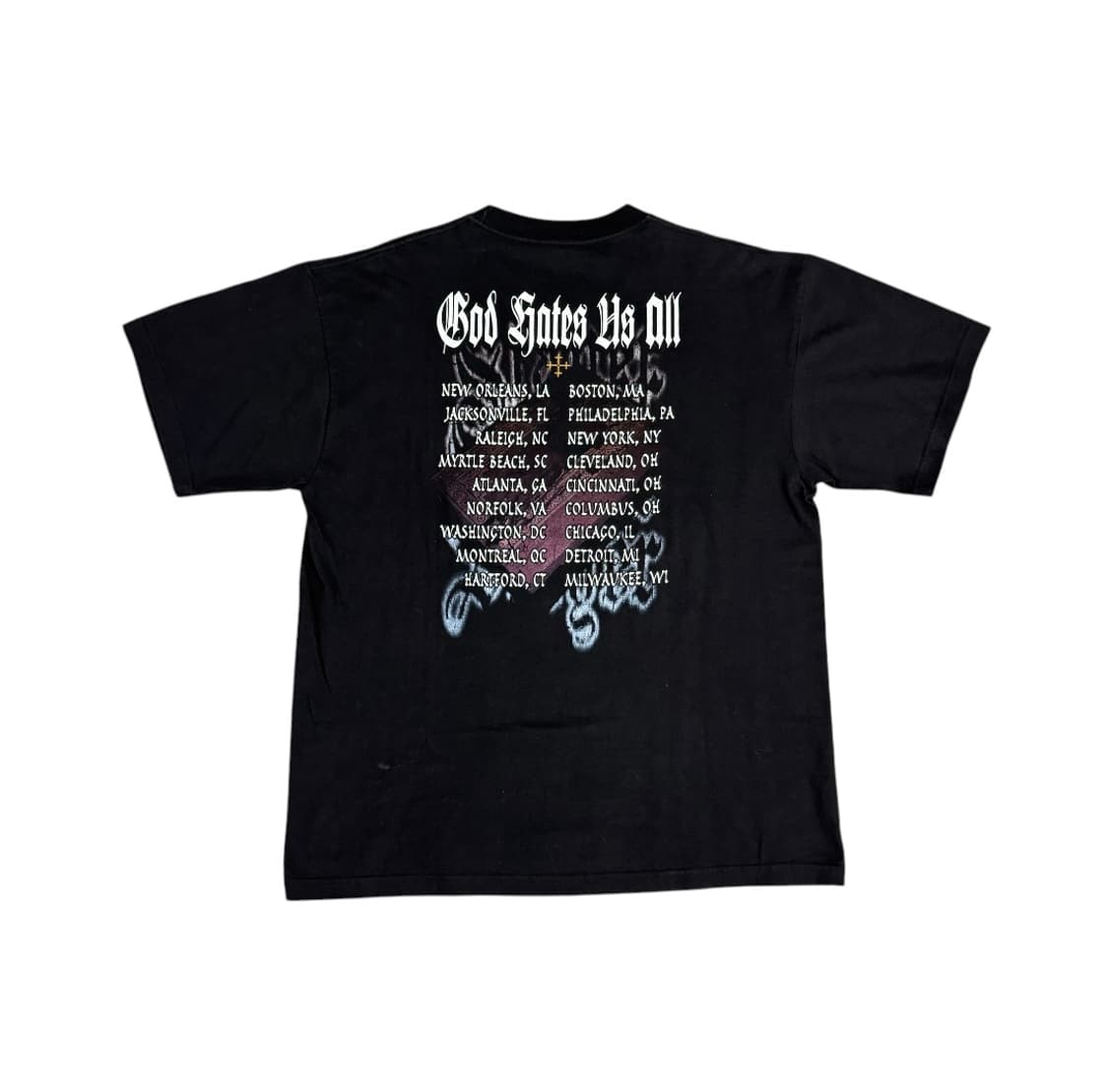 Vintage 2001 Slayer Jesus 슬레이어 지저스 티셔츠 상품이미지2