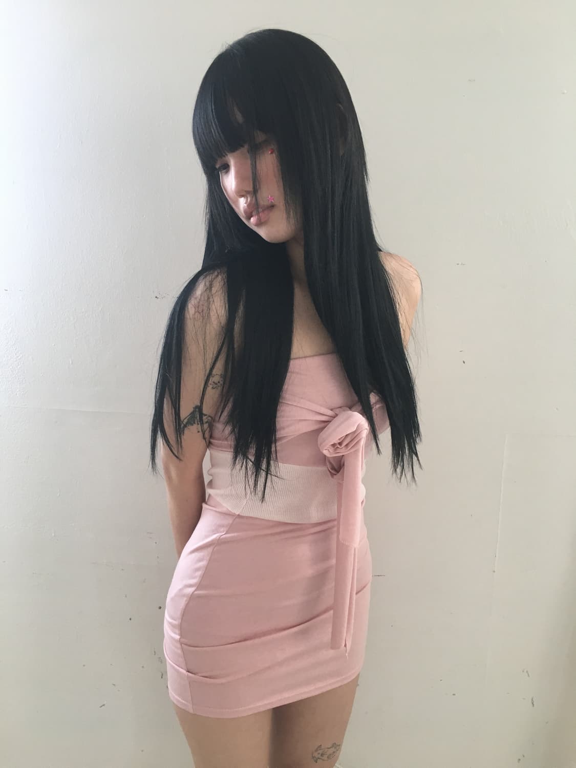 Multi-way Baby-pink Tube Top One-piece 상품이미지2