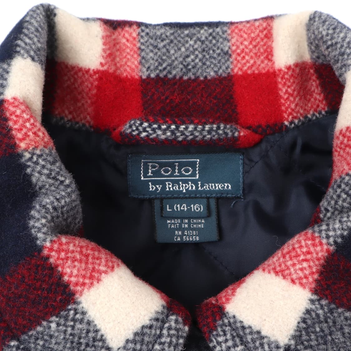 폴로 랄프로렌 플레드 체크 울 자켓 상품이미지9