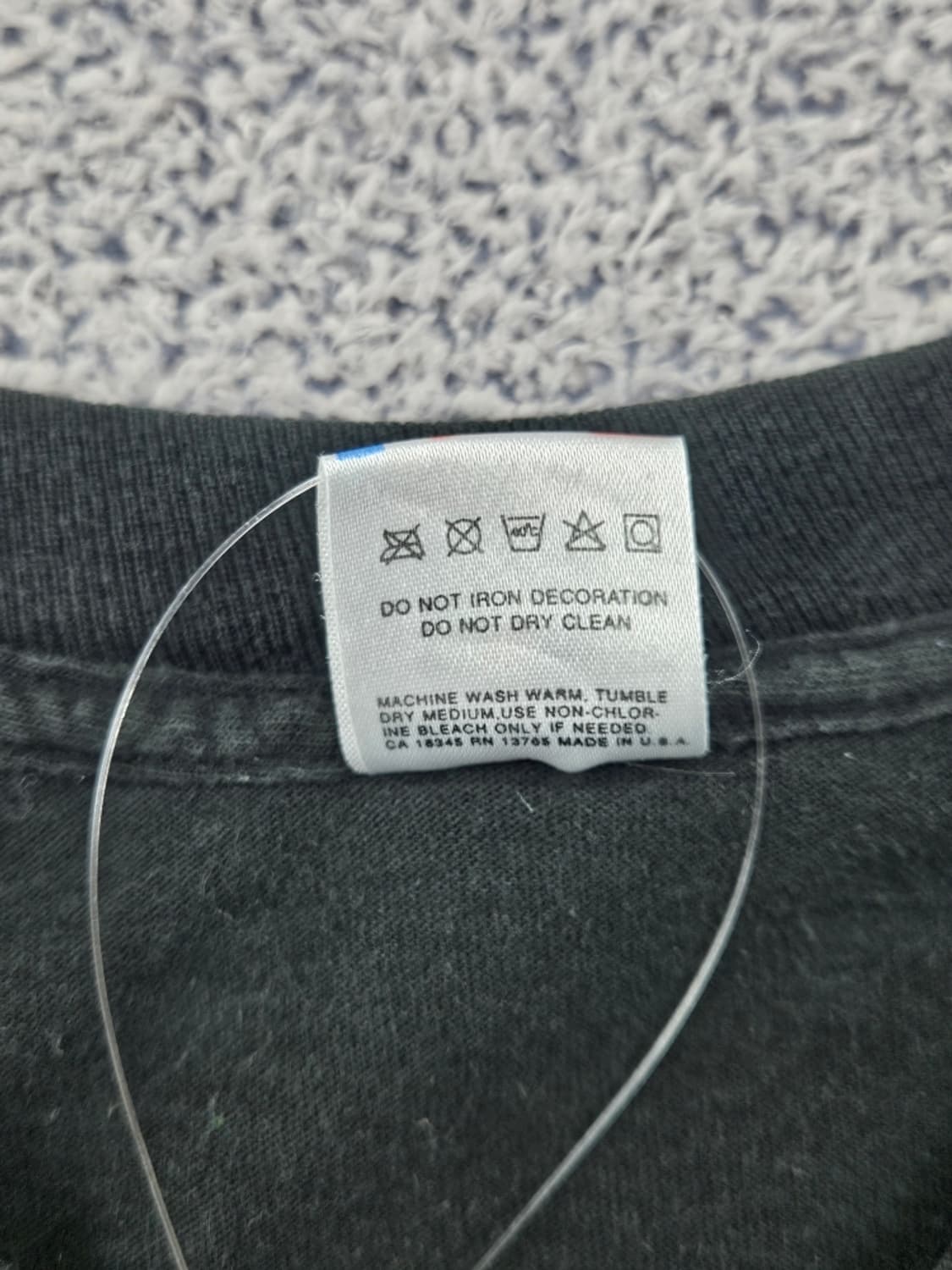 8~90's USA 프룻오브더룸 싱글스티치 롱슬리브 (L) / 11657 상품이미지8