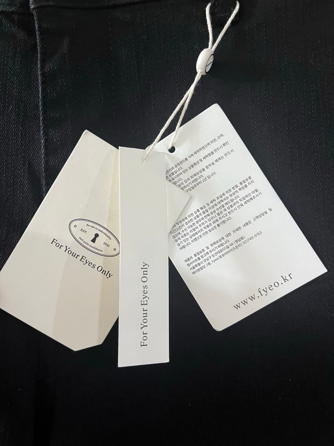 포유온 카프리팬츠 Clea Capri pants 블랙(38) 상품이미지8