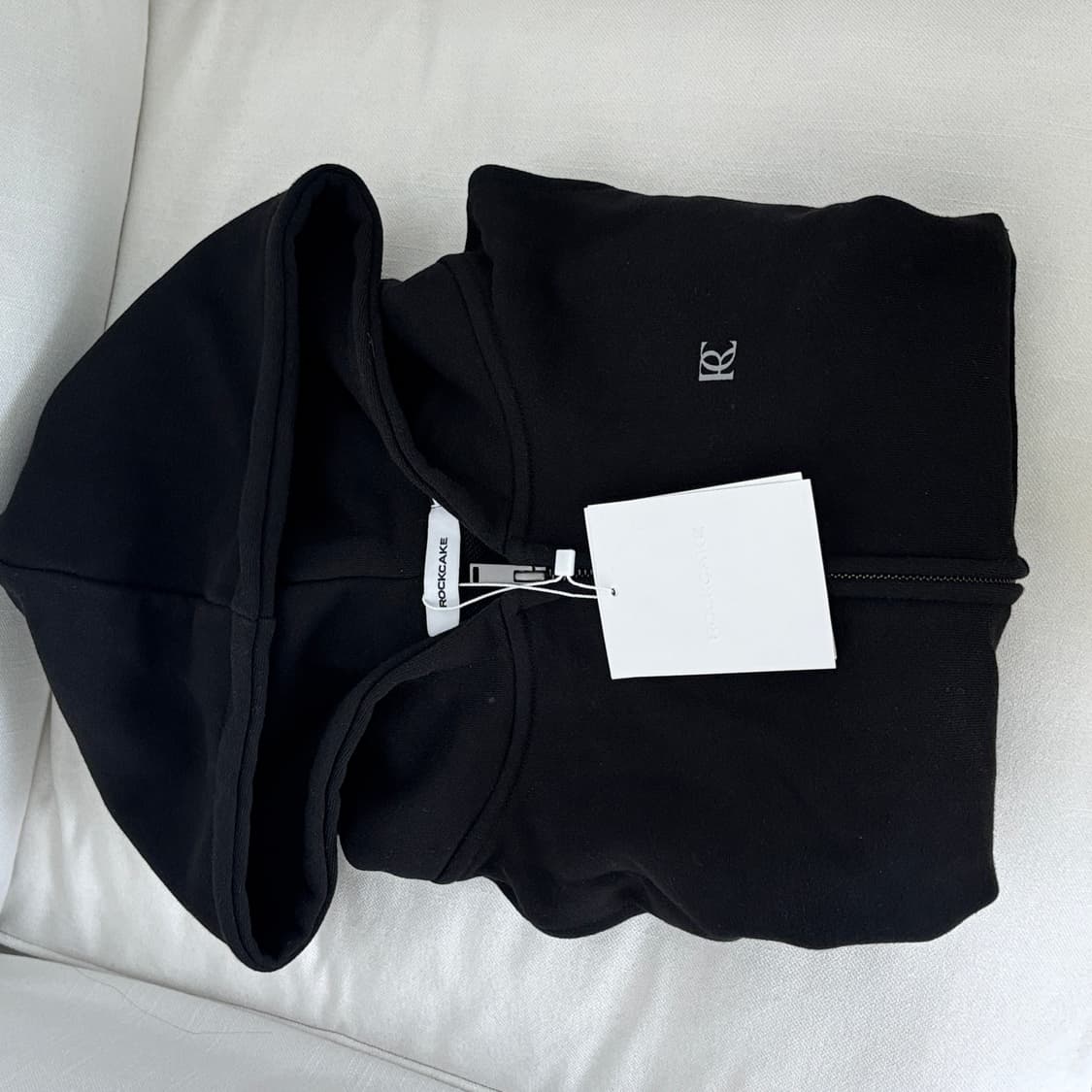 락케이크 오프셋 컷아웃 집업 후디 오프숄더 상품이미지2