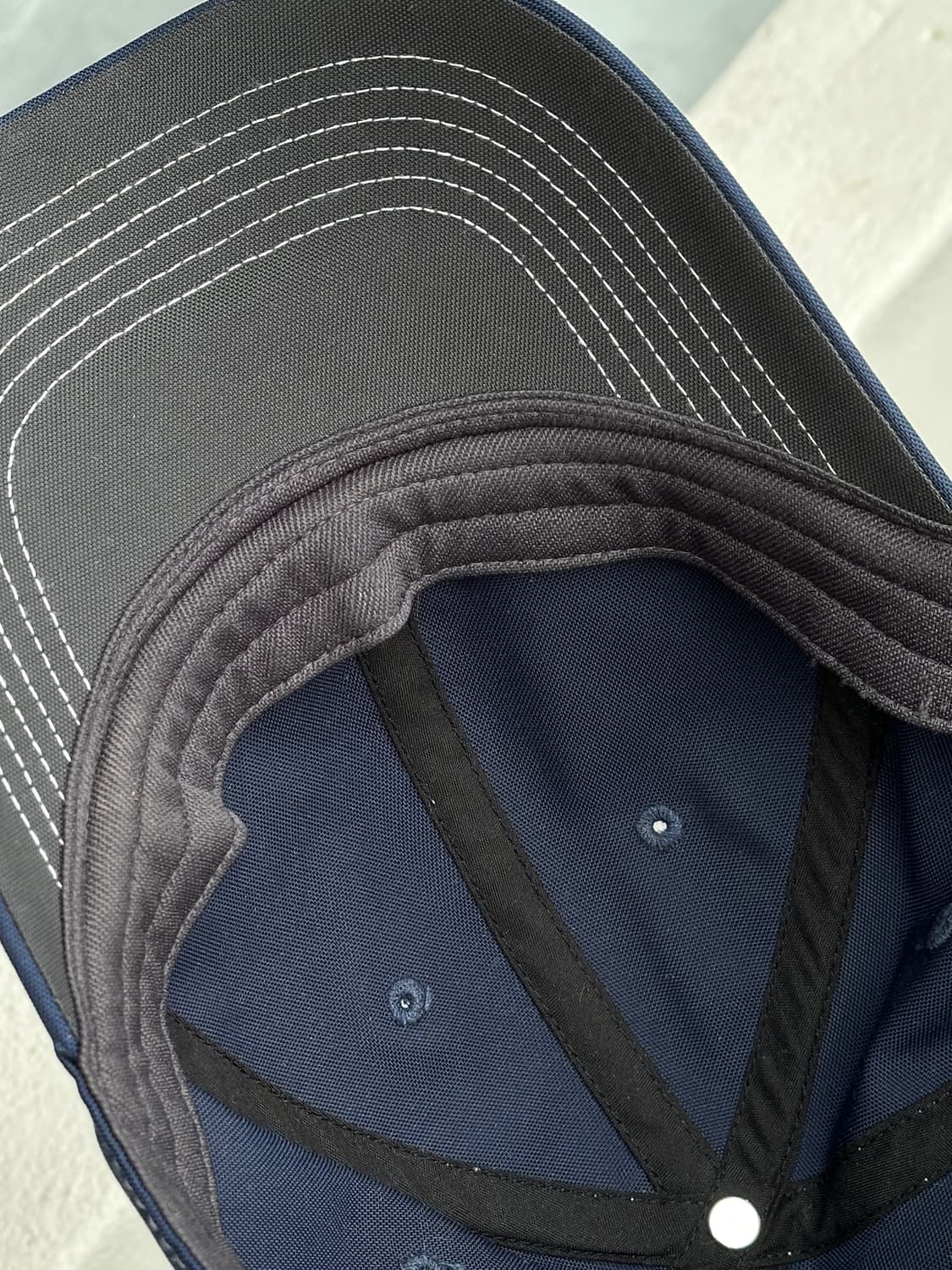 [F] 나이키 로고 네이비 볼캡 모자 스티치 상품이미지6