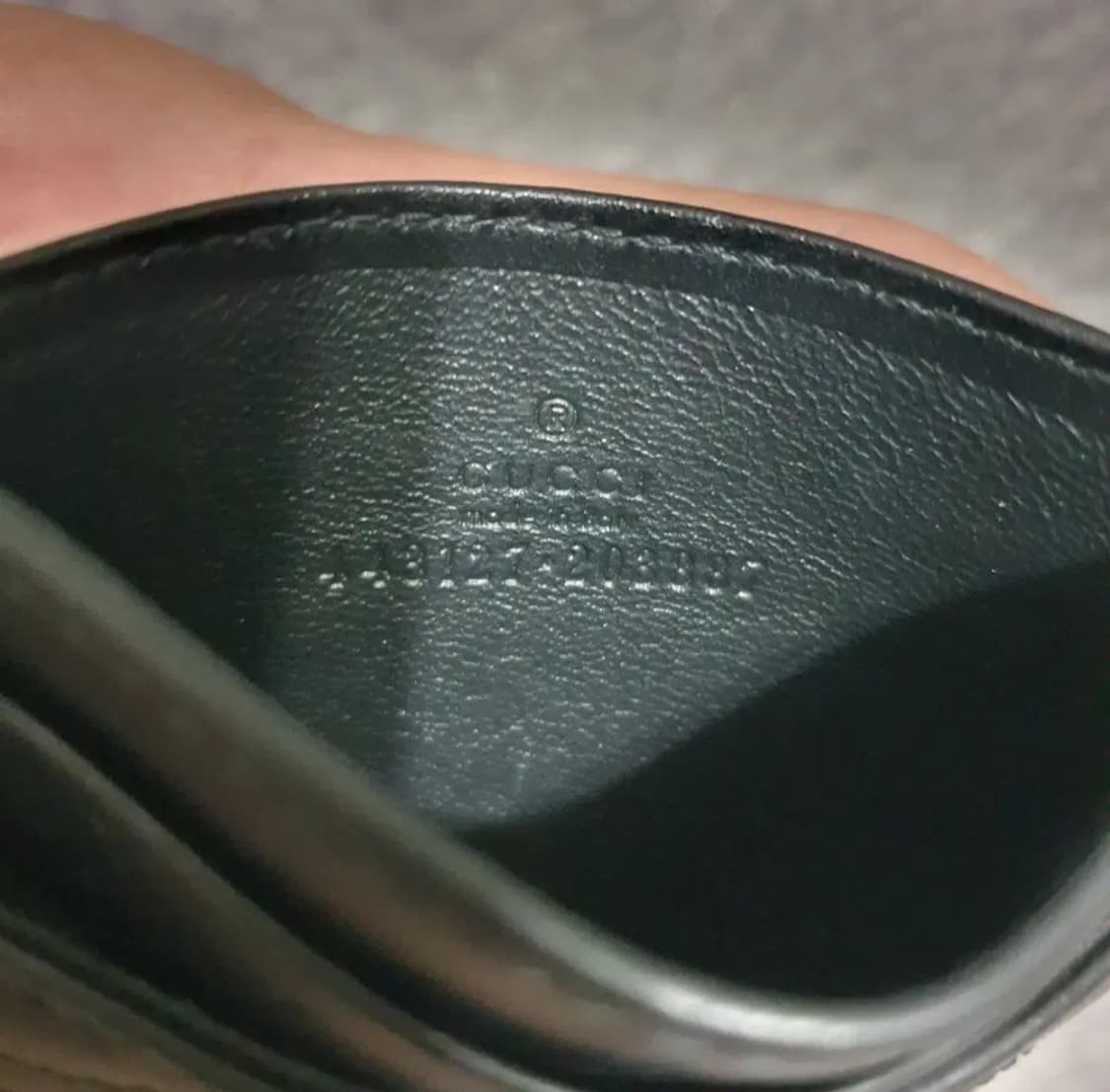 정품 구찌 마몬트 카드지갑 블랙 색상 상품이미지7