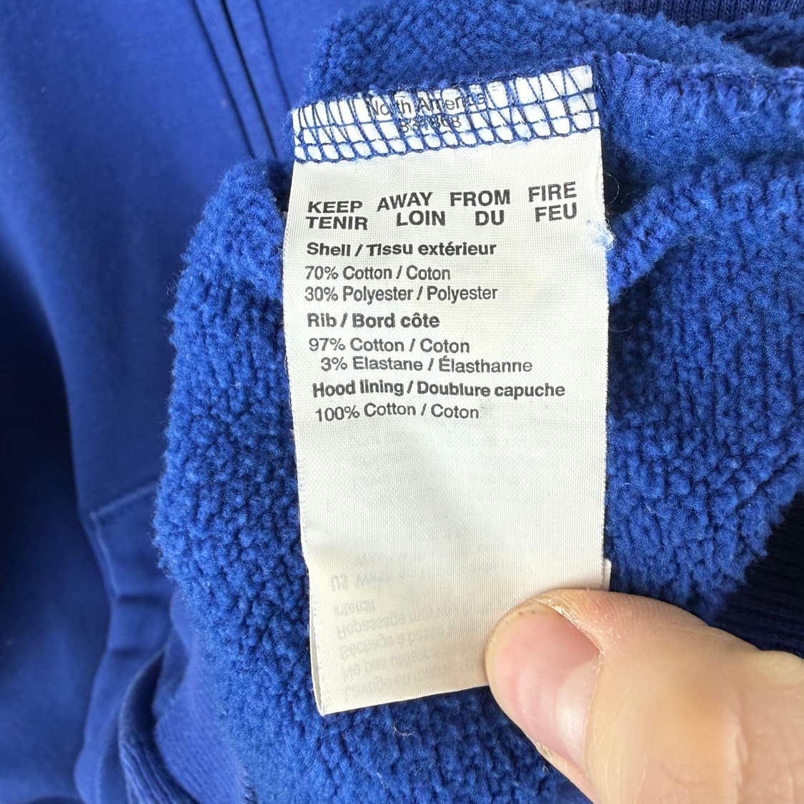 S) 푸마 자수로고 후드집업 블루 상품이미지5