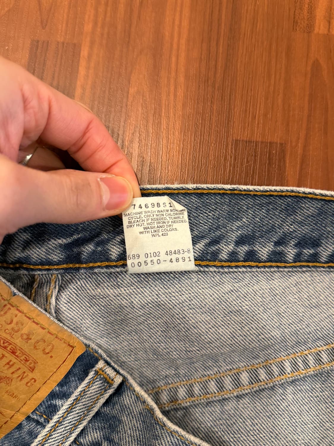 00s Levis 리바이스 550 데님 팬츠 (32inch) 상품이미지10