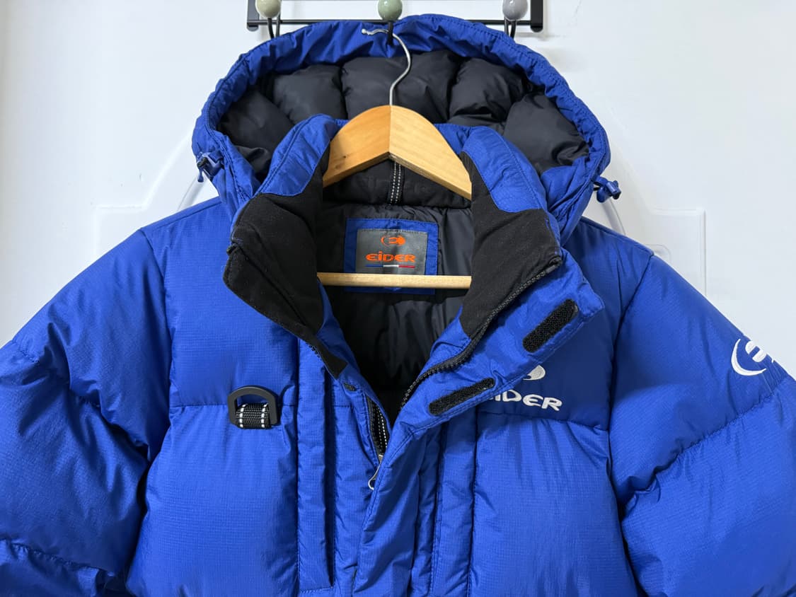 S사이즈 남성 아이더 덕다운 블루 빵빵한 패딩 상품이미지5