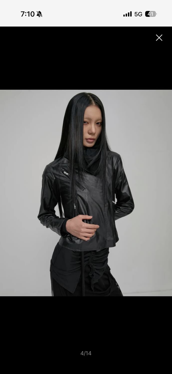 플레어업 레더 자켓 1 상품이미지2