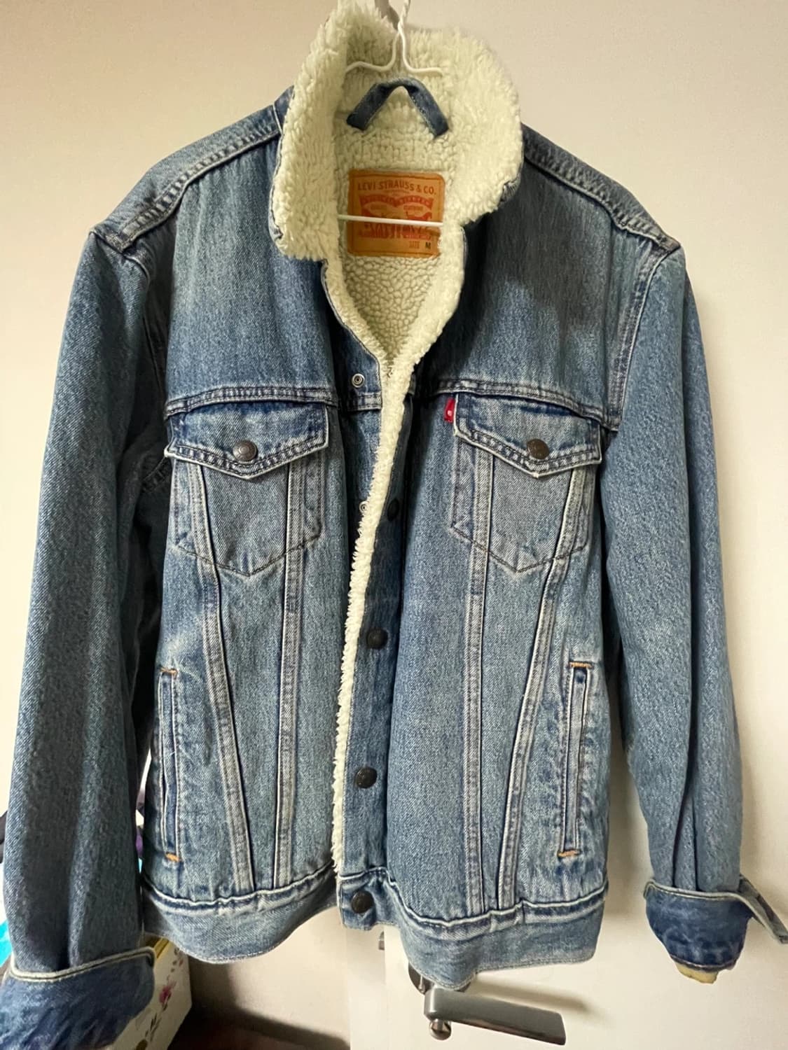리바이스 쉐르파 데님 자켓 M 상품이미지3