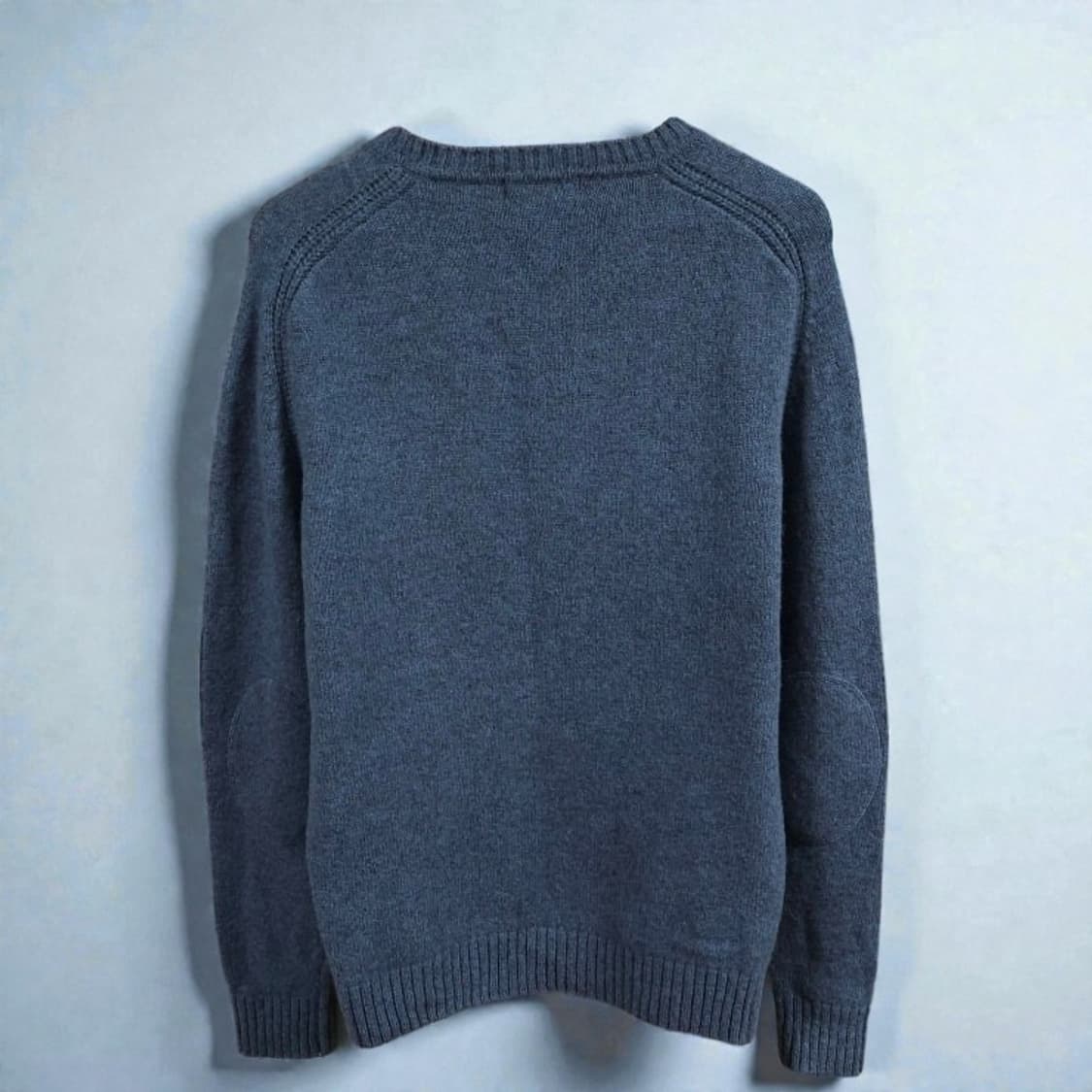 110)BEANPOLE 빈폴 울 니트 스웨터 블루그레이 상품이미지4