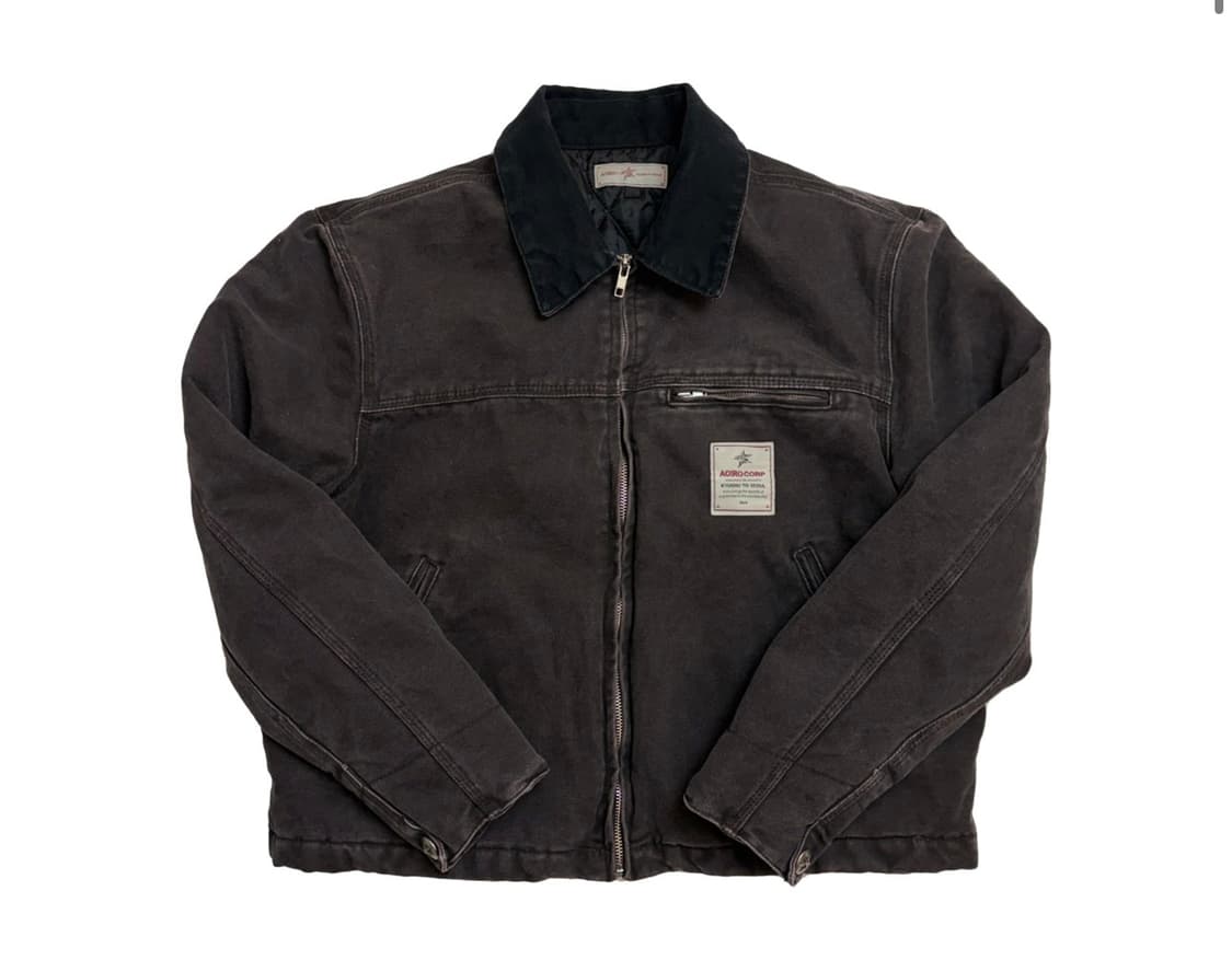 [2 size] 아오이로 빈티지 디트로이트 사무라이 크롭 자켓 블랙 펄 상품이미지1