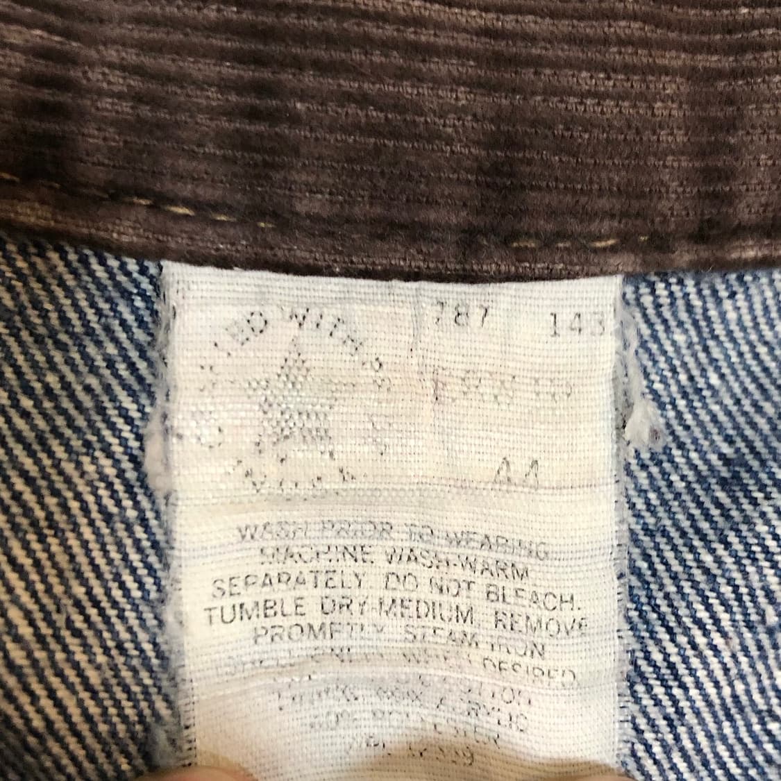 90s 칼하트 데님 트러커 자켓 (44) 상품이미지4