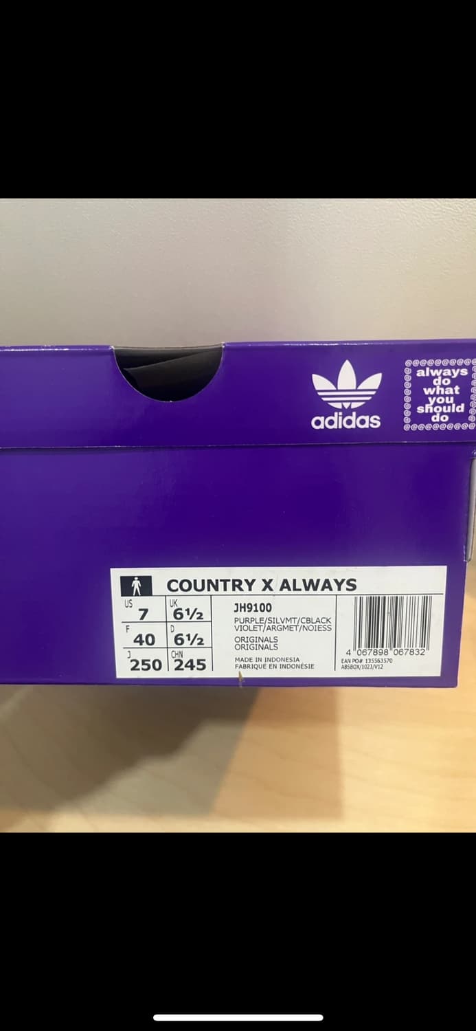 아디다스 x 올웨이즈 컨트리 OG 퍼플 실버 메탈릭 상품이미지5