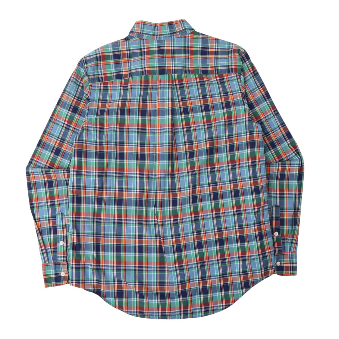 폴로 랄프로렌 블루 마드라스 체크 셔츠 상품이미지5