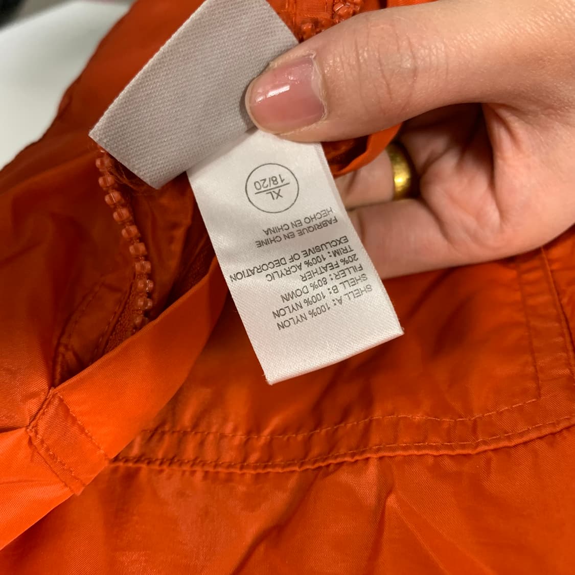 아비렉스 리버시블 라쿤 패딩 점퍼 상품이미지9