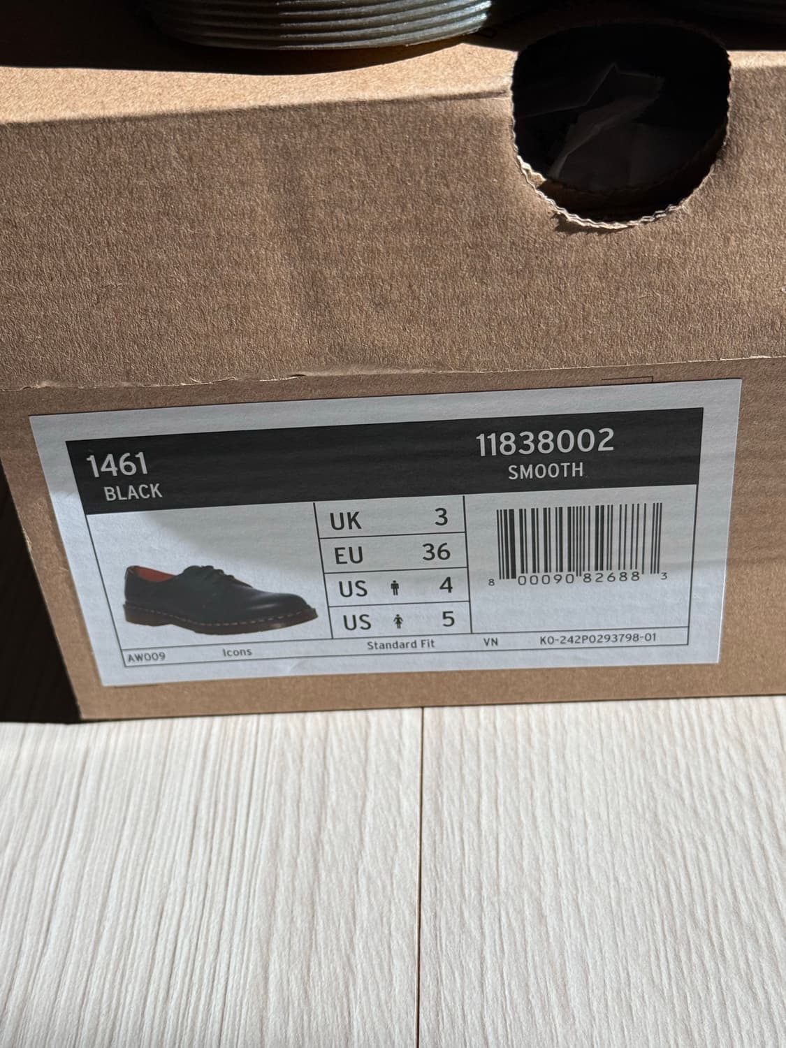 풀박)닥터마틴 1461 스무스 상품이미지6