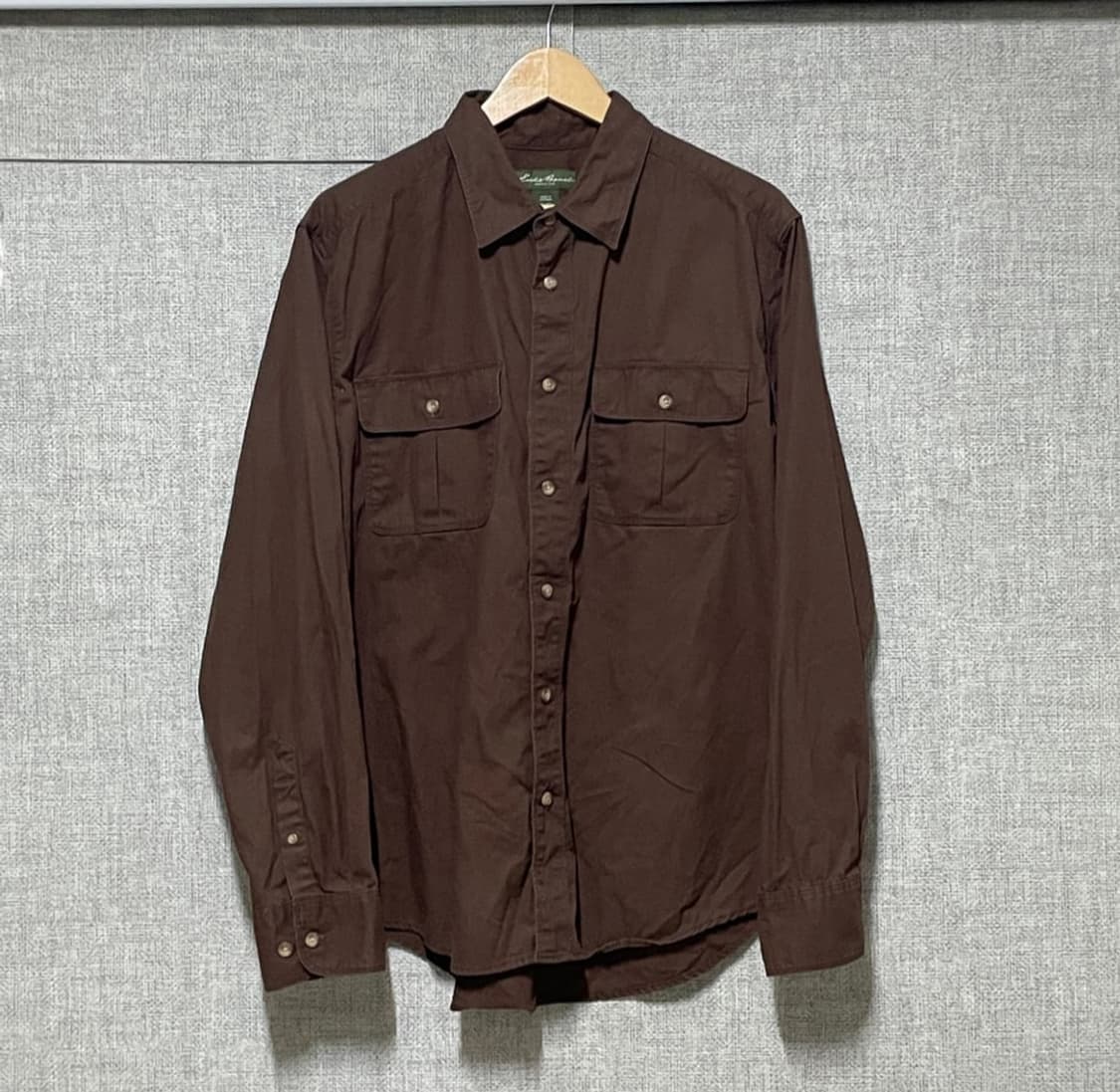 에디 바우어 브라운 투포켓 셔츠 XL 105~110 상품이미지1