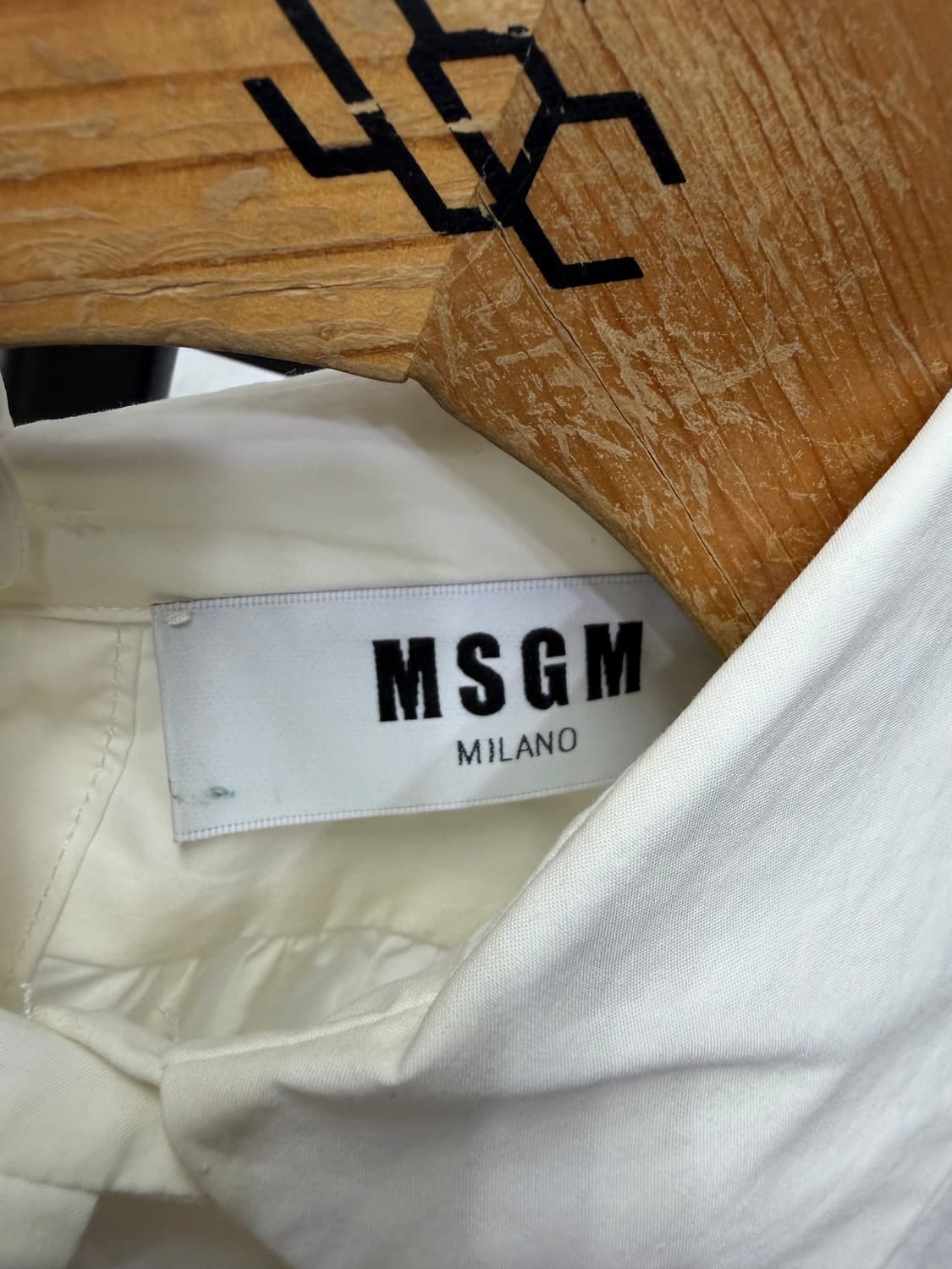 정품) MSGM 플라워 프린팅 화이트 셔츠 원피스 40(66) 상품이미지7