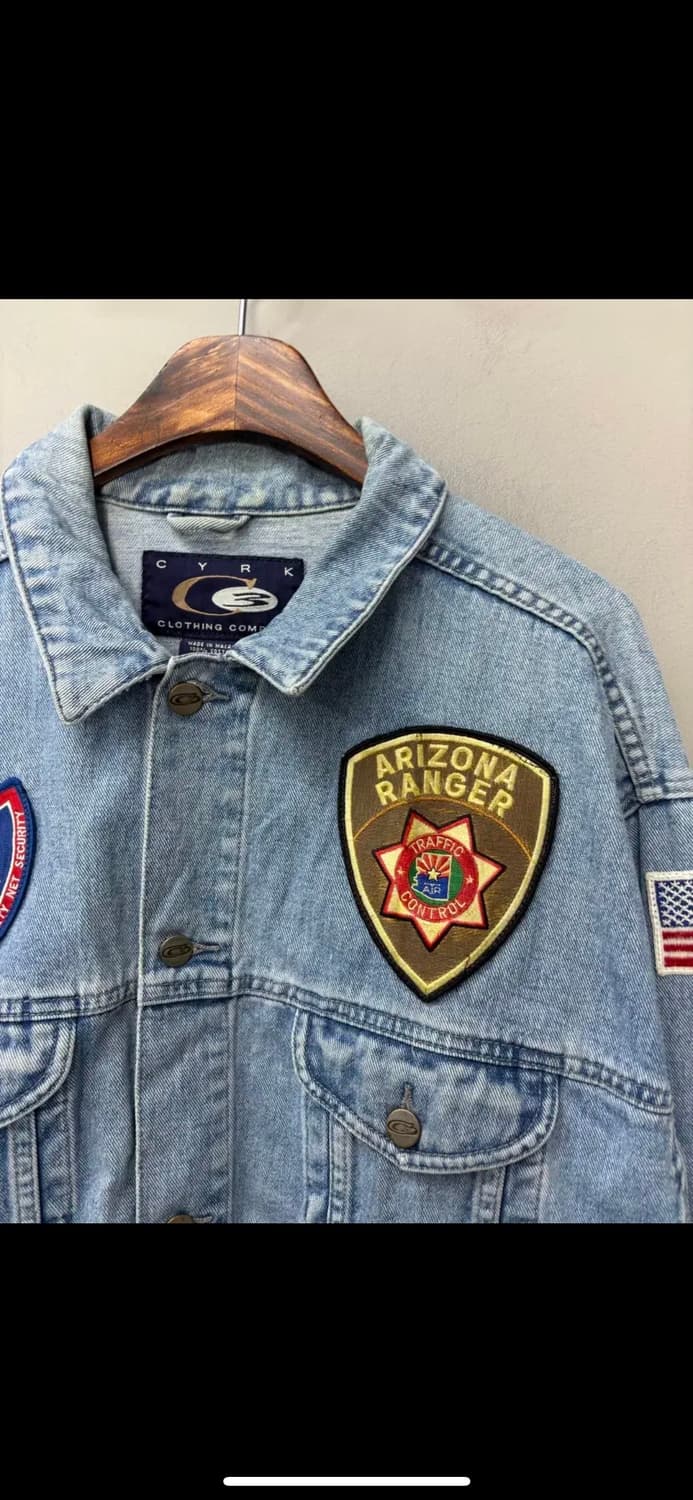 Cyrk 빈티지 패치 데님 재킷 H913 상품이미지3