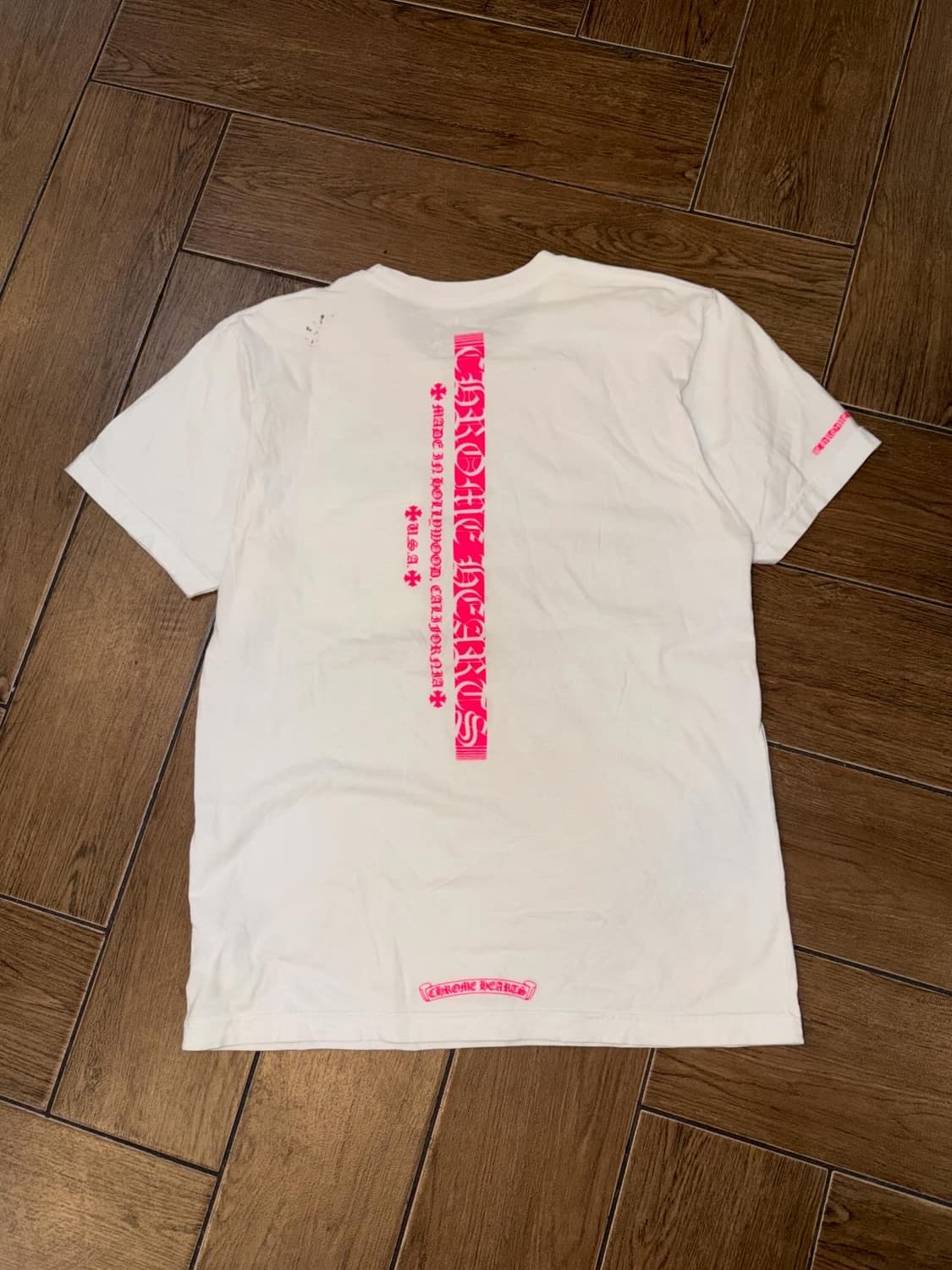 Chrome Hearts Pink Logo T-shirts 상품이미지6