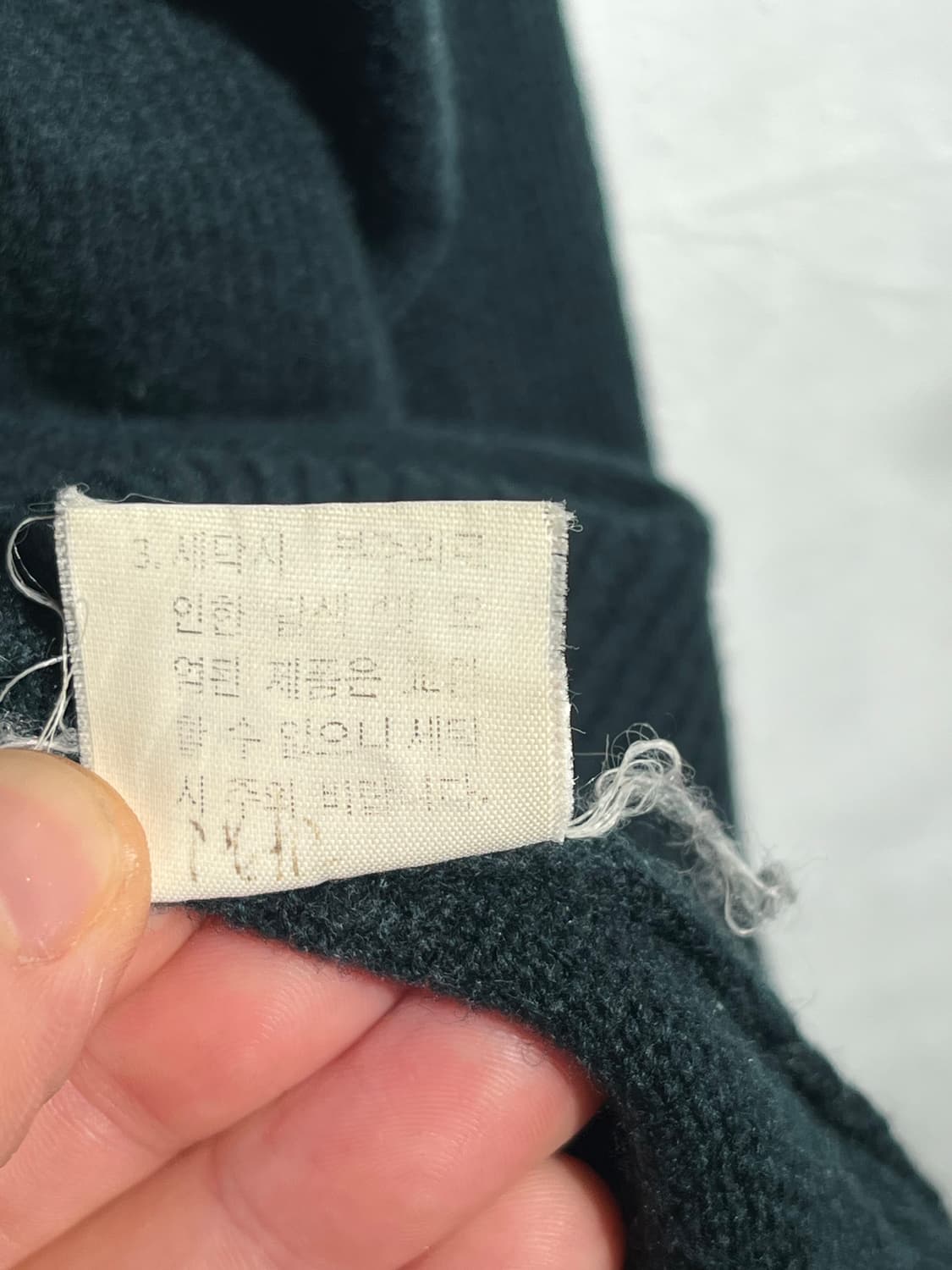 Polo by Ralph Lauren 램스울 양모 그린 니트 90 상품이미지8