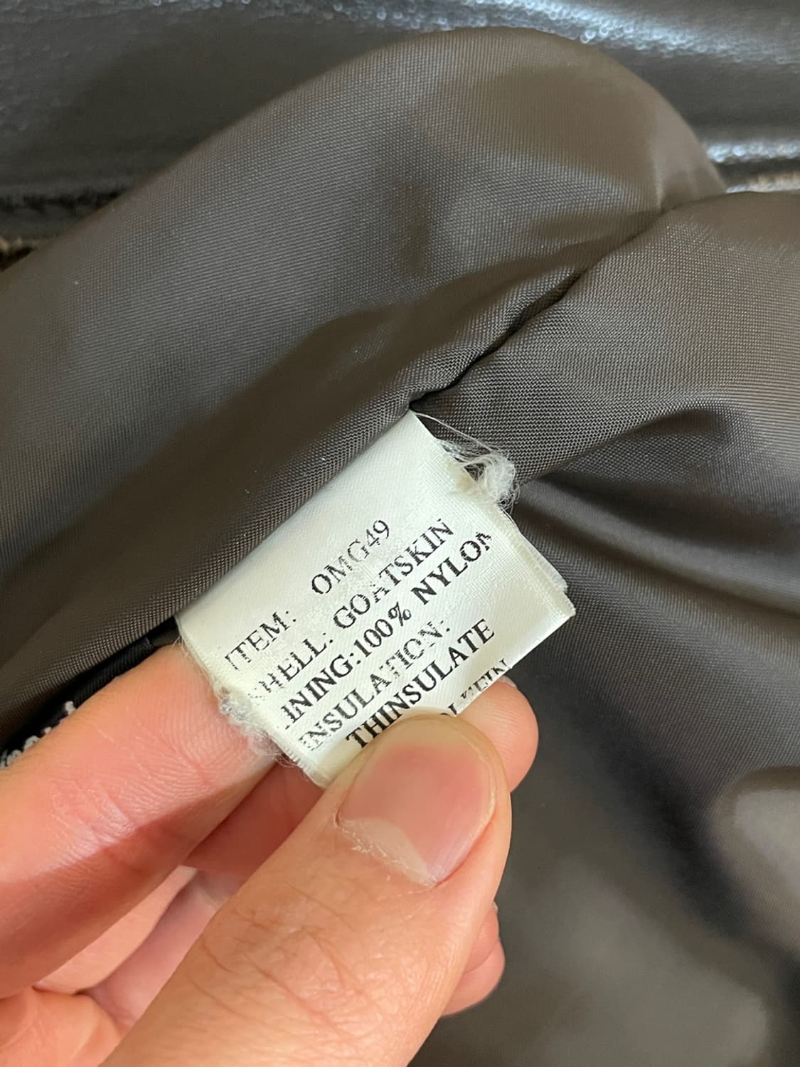 엘엘빈 A-2 염소 가죽 자켓  상품이미지6