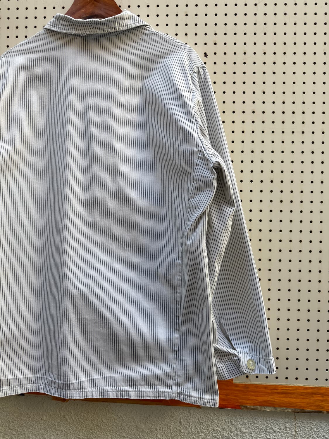 1980s EURO KARBA HICKORY STRIPE 프렌치워크자켓 상품이미지9
