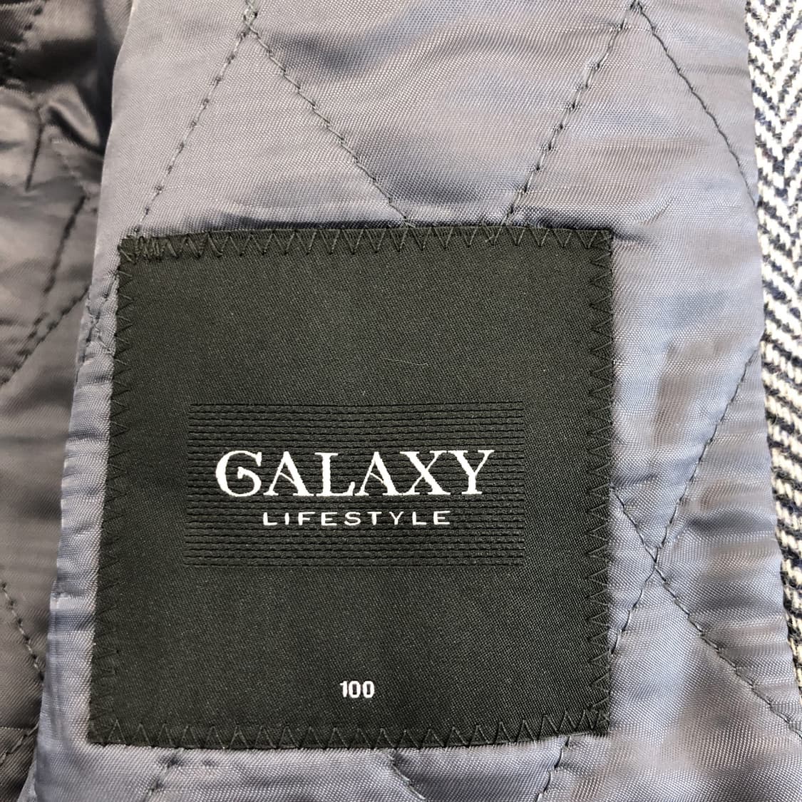 갤럭시 Bottoli 이태리 헤링본 누빔 울자켓 100  상품이미지9