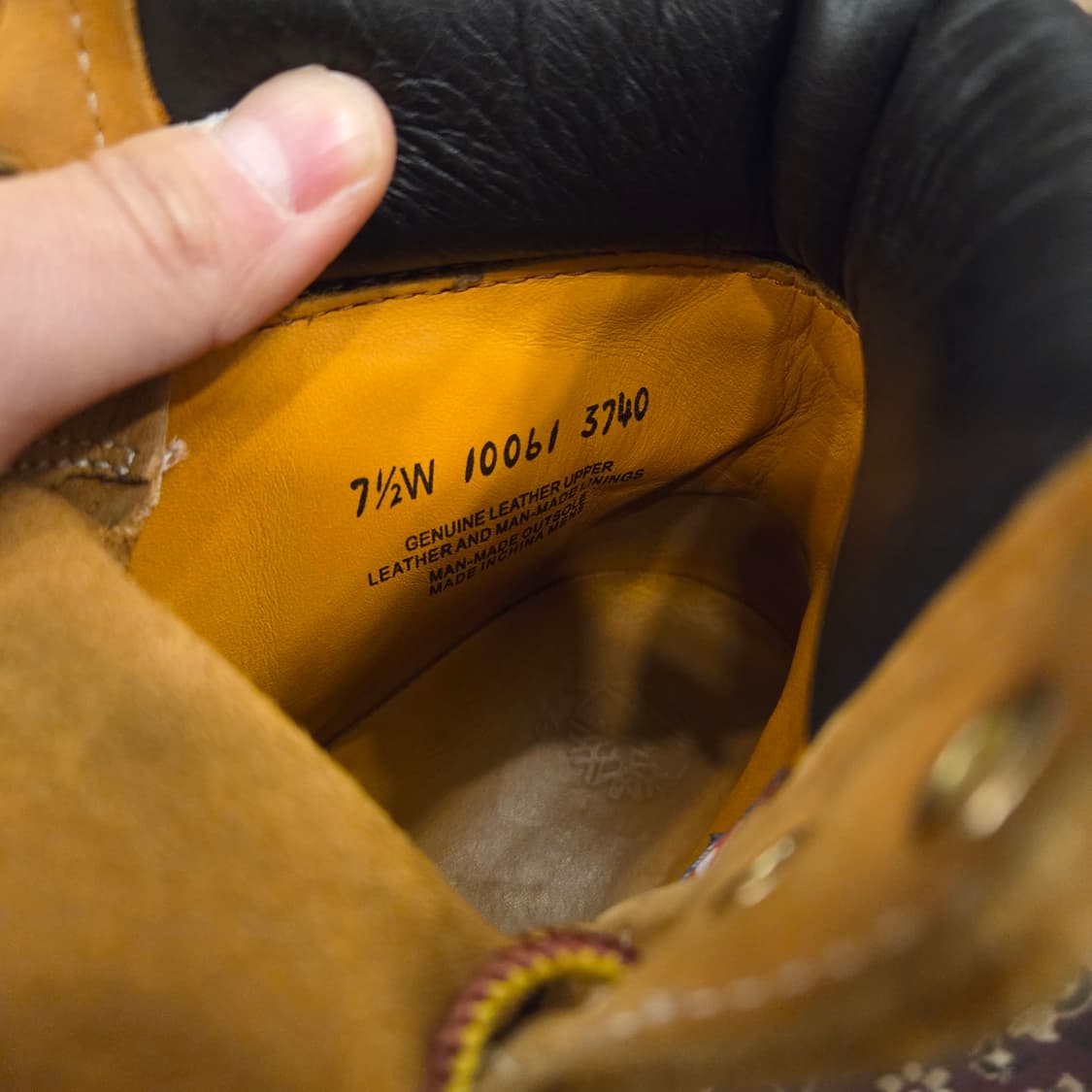 팀버랜드 6인치 us7.5 사이즈 255-260 상품이미지7