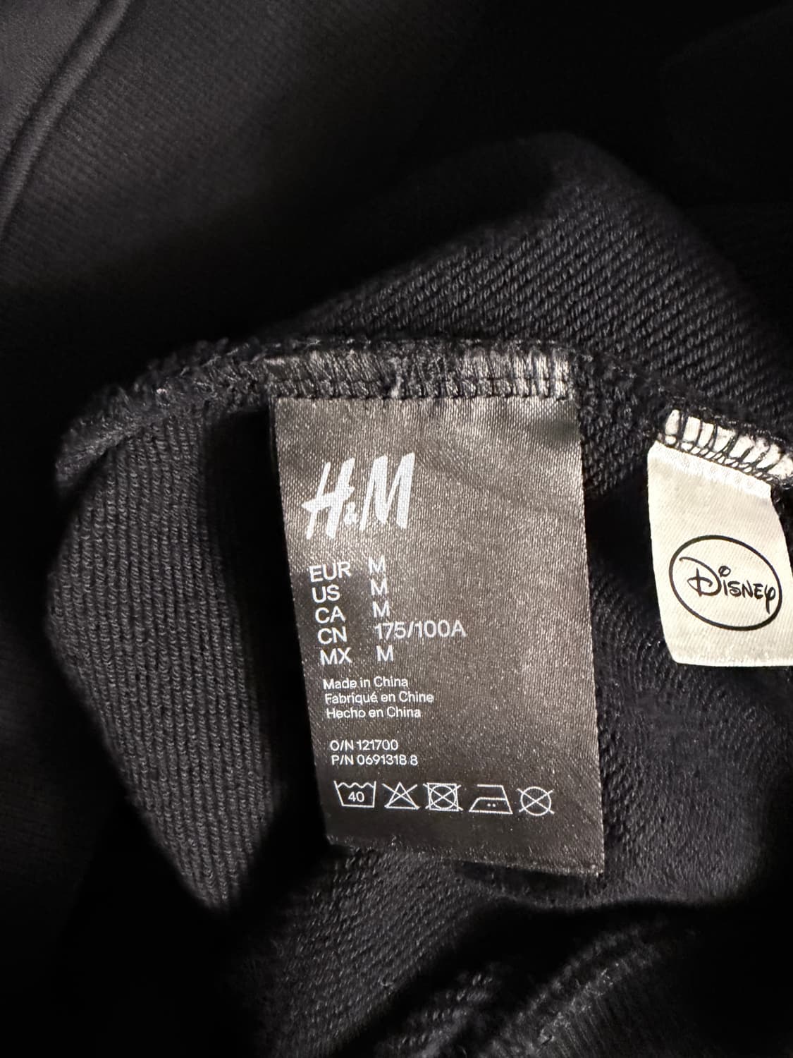 H&M x 모스키노 콜라보 맨투맨 M 상품이미지6