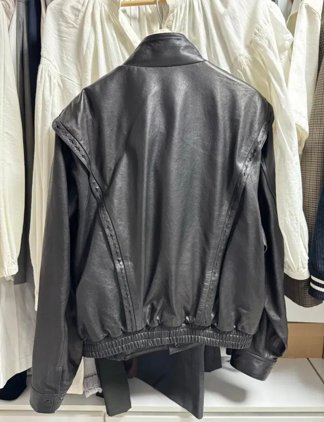 베르소 가죽자켓 레더자켓 단시간1회착용 상품이미지2
