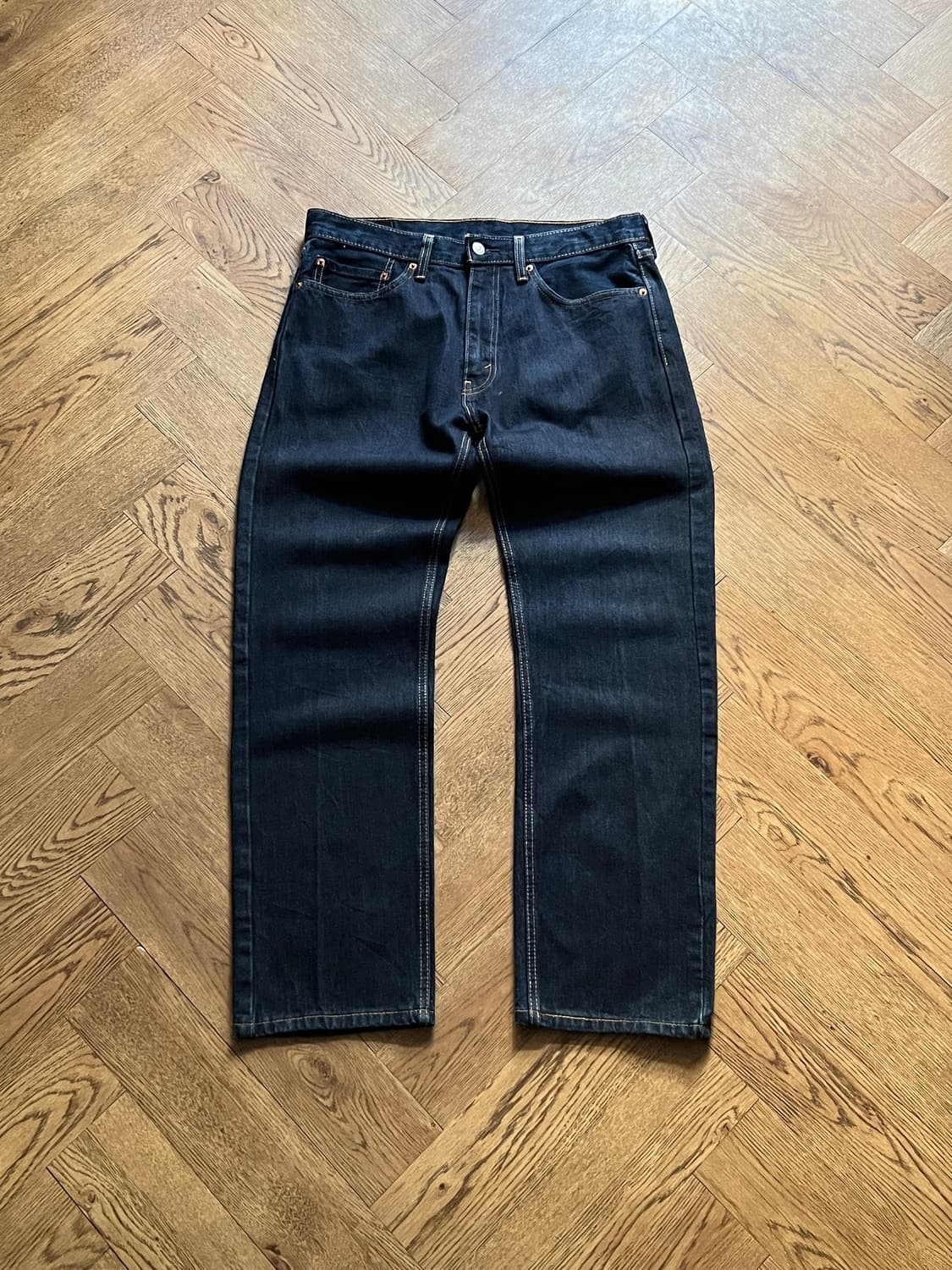 [34]리바이스 505 레귤러 스트레이트핏 생지 데님 팬츠 상품이미지2