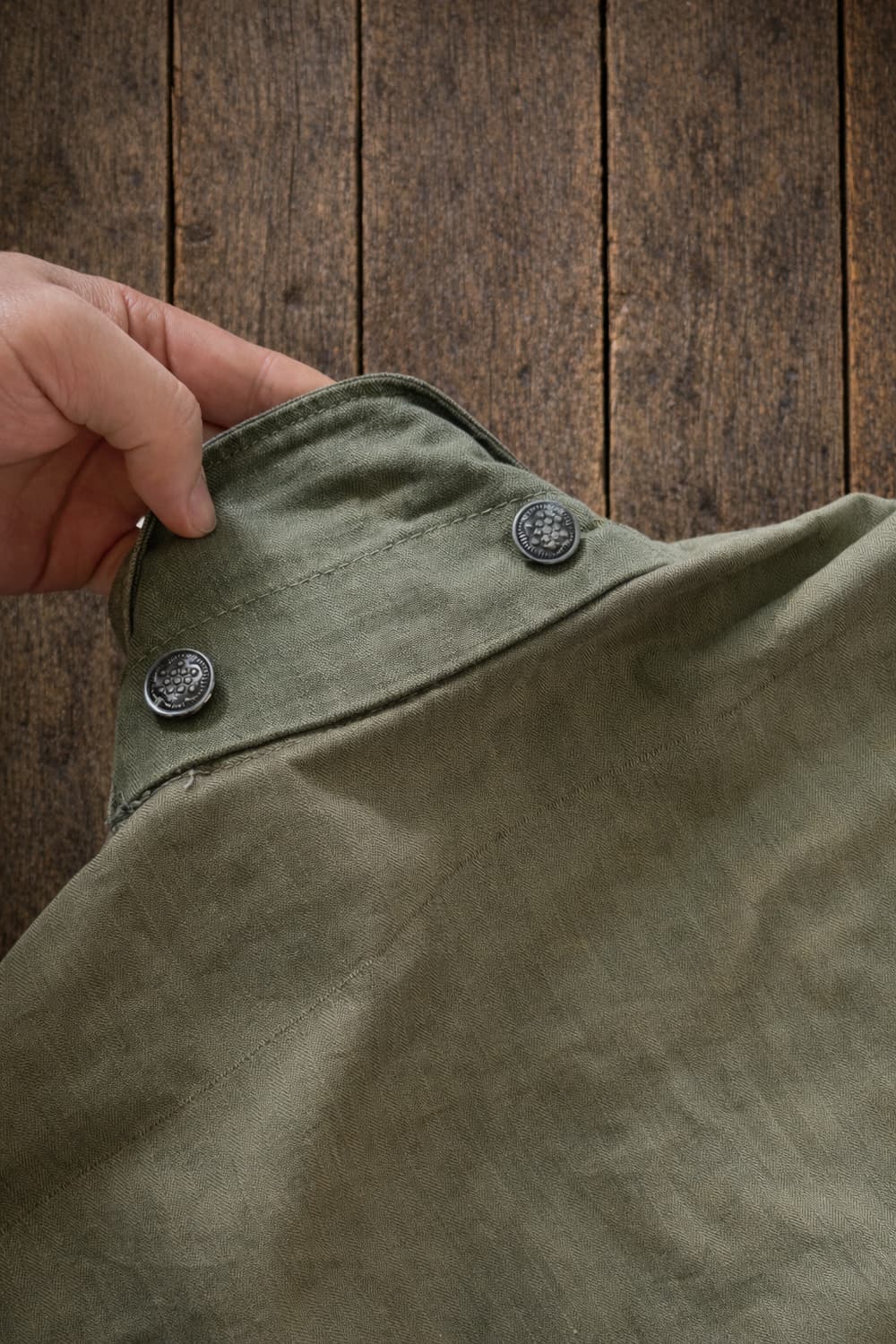 40's WW2 미군 M-43 HBT 셔츠 36R(100~103) 상품이미지10