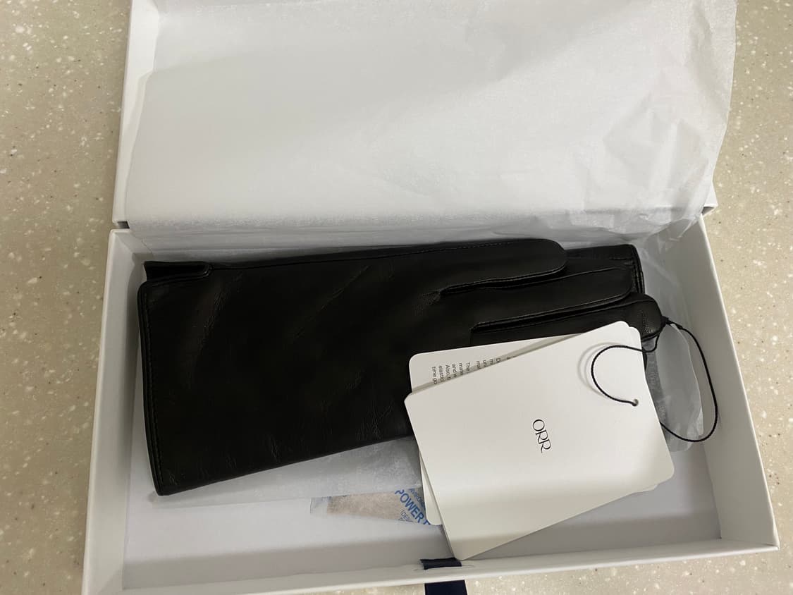 오르 ORR 램스킨 레더 장갑 블랙 S 상품이미지1