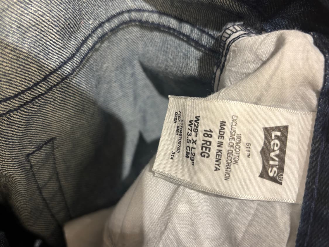 리바이스 511 슬림 청바지 상품이미지3